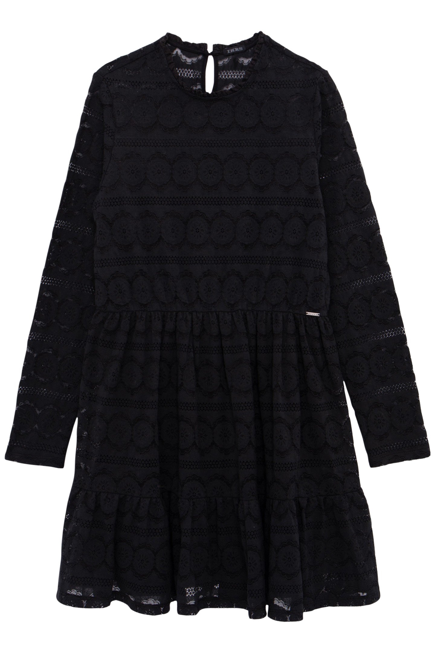 GIRL'S ALL-LACE BLACK DRESS 1
