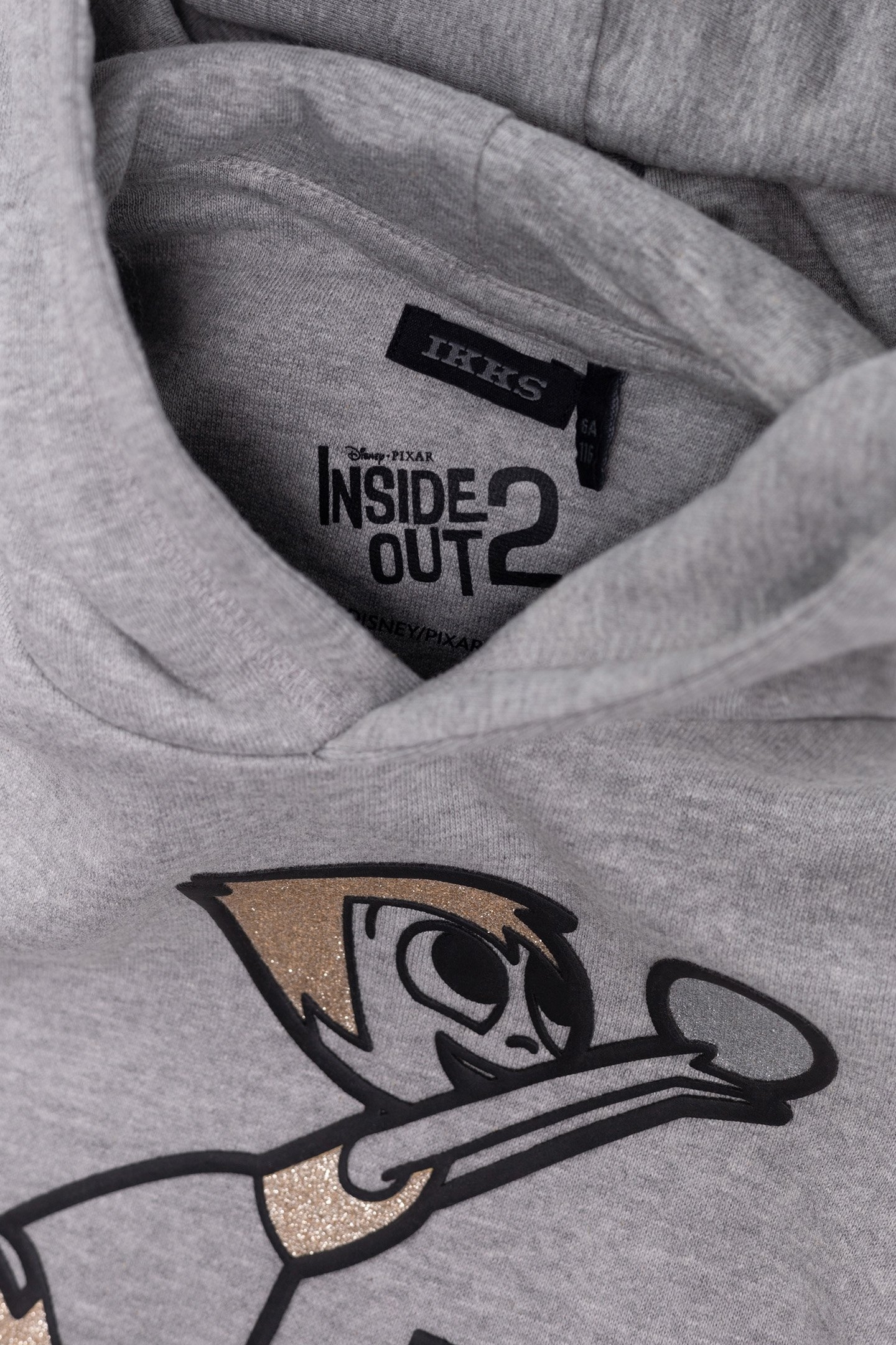 SWEAT GREY ORGANIC COTTON VISUEL JOIE VICE-VERSA GIRL 6