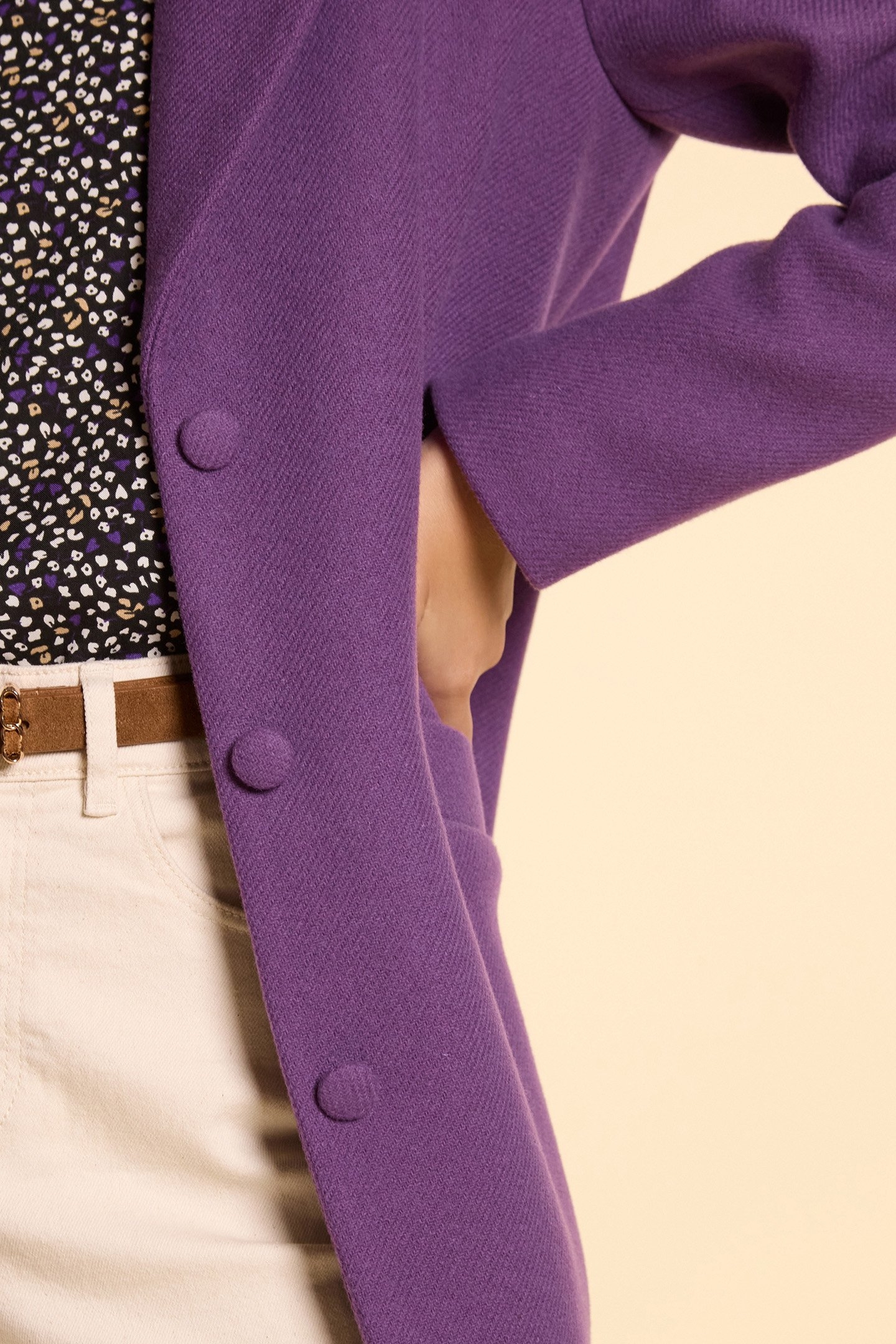 DARK PURPLE LONG COAT 6