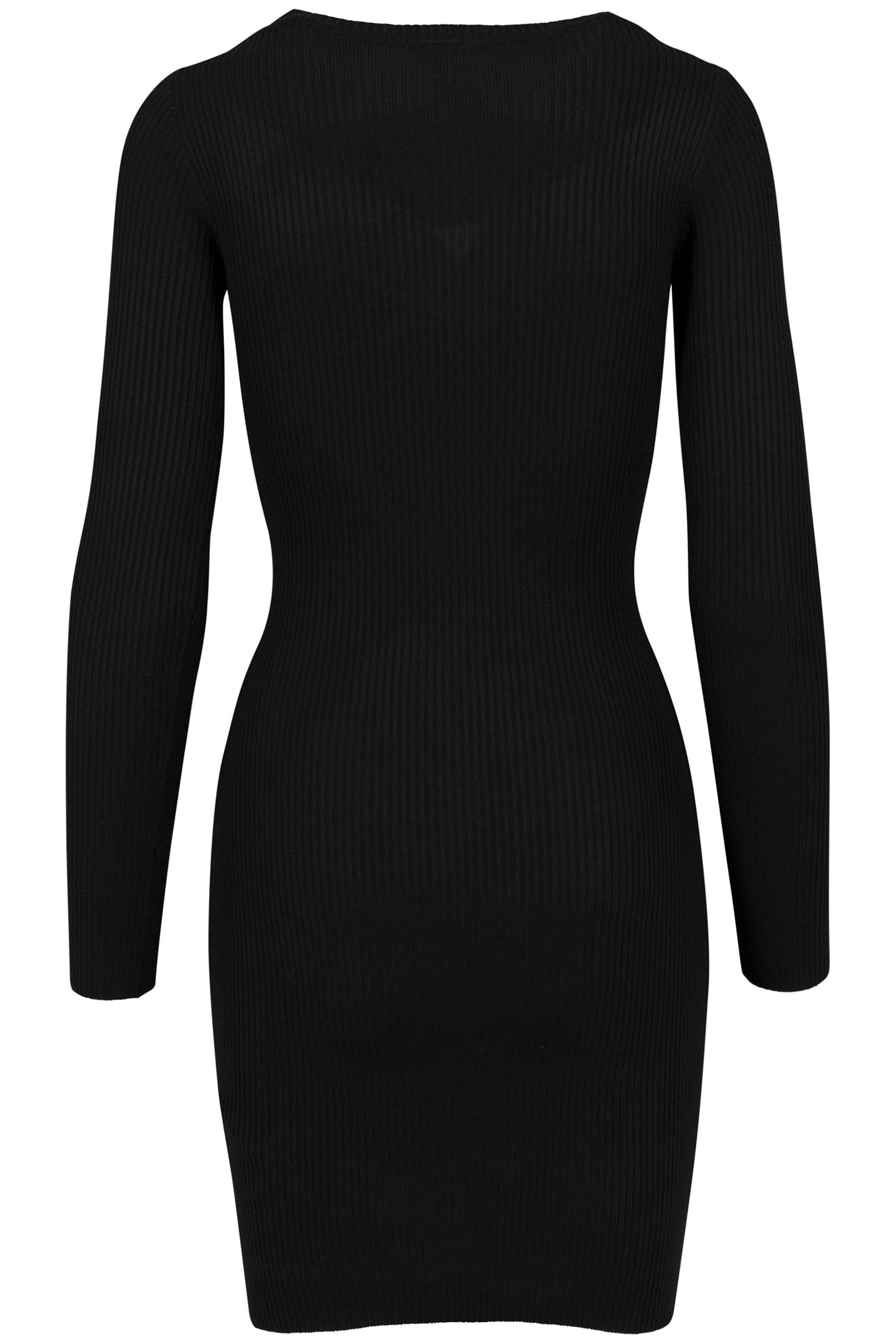LADIES CUT OUT DRESS BLACK 2