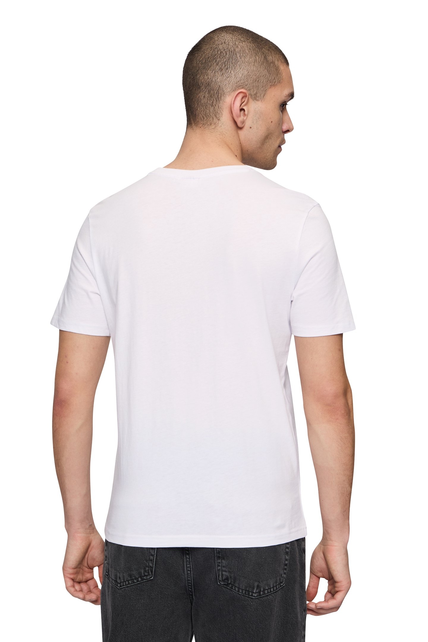 BROD TEE  DOUBLE PACK BRIGHTWHITE-BLACKBEAUTY 4