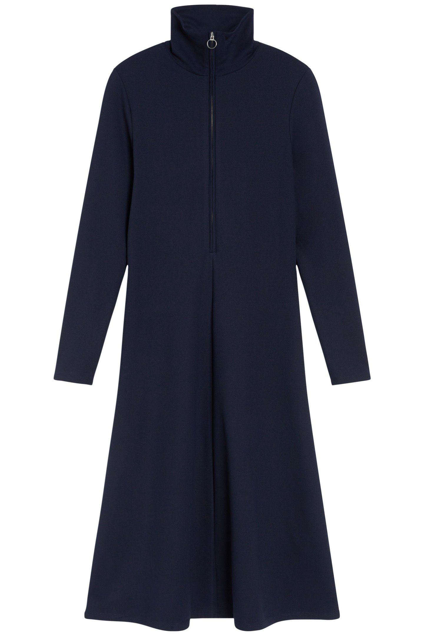HALF ZIPP JERSEY DRESS DRESSES DARK NIGHT 3