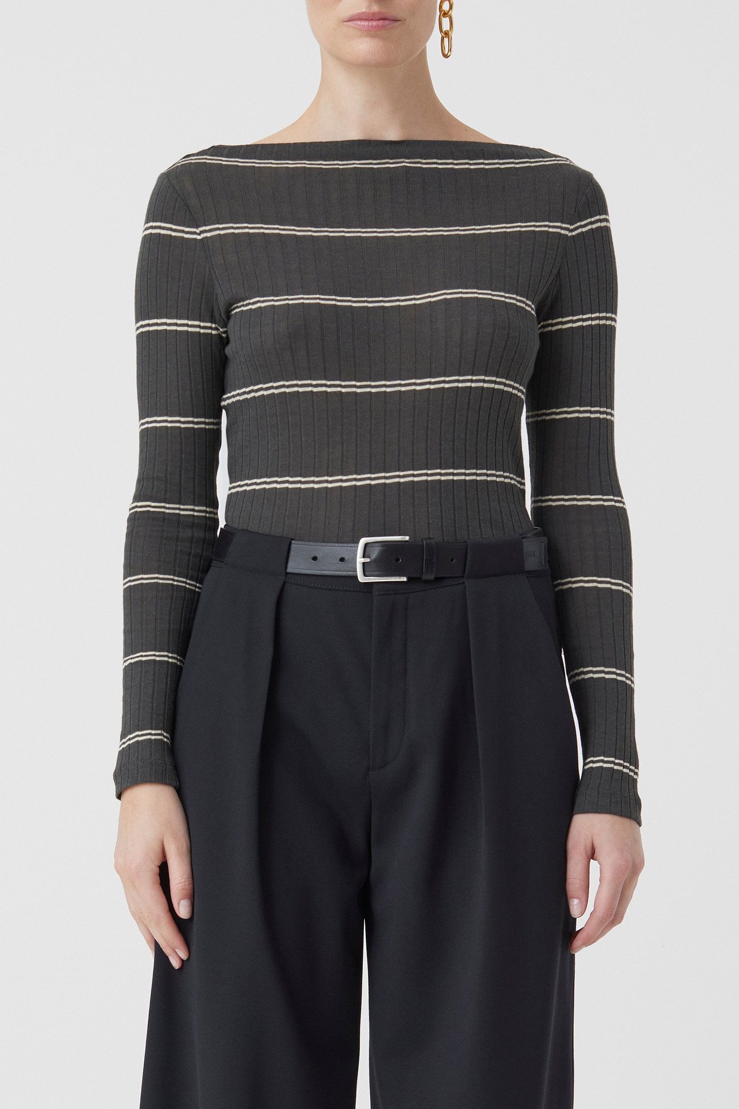 LONGSLEEVE T-SHIRTS WASHED BLACK 1