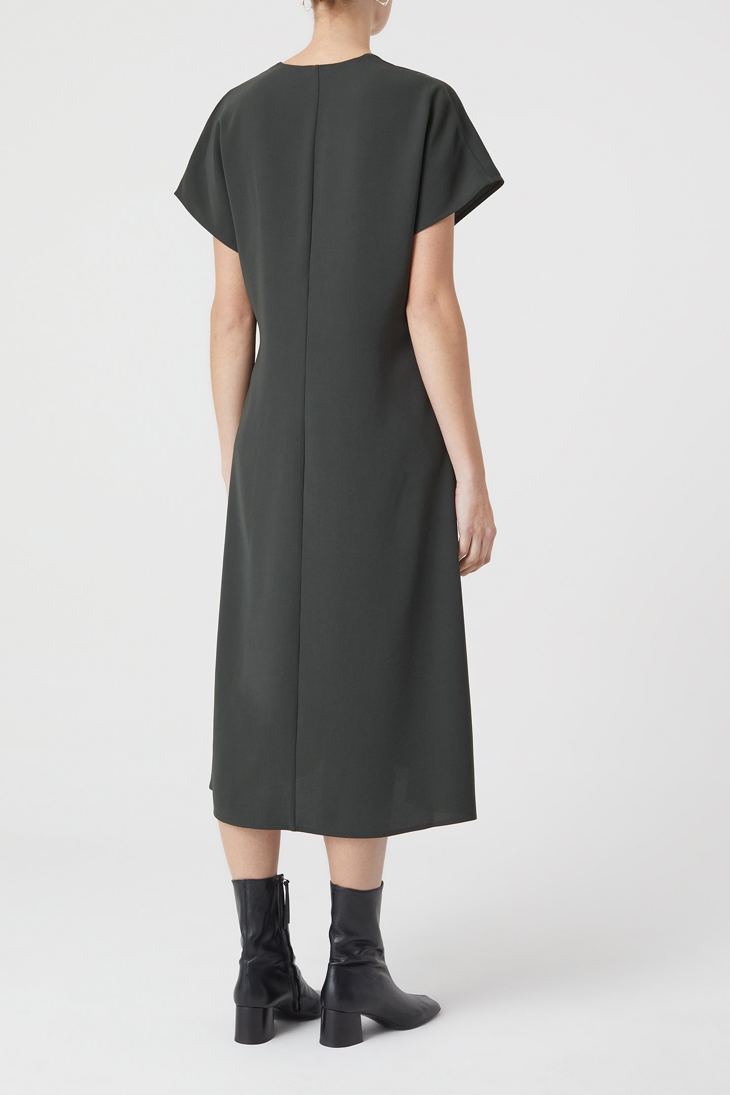 FLUIDE DRESS DRESSES WASHED BLACK 2