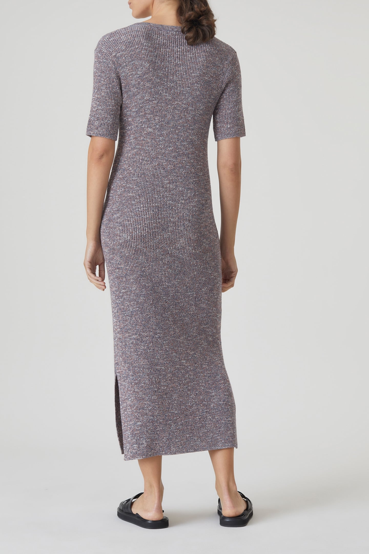 HENLEY SHORT SLEEVE DRESSES INDIGO BLUE 2