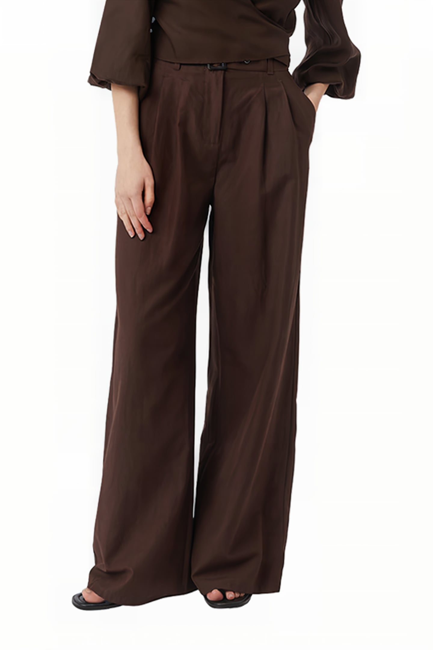 COMMA PANTS BROWN 1