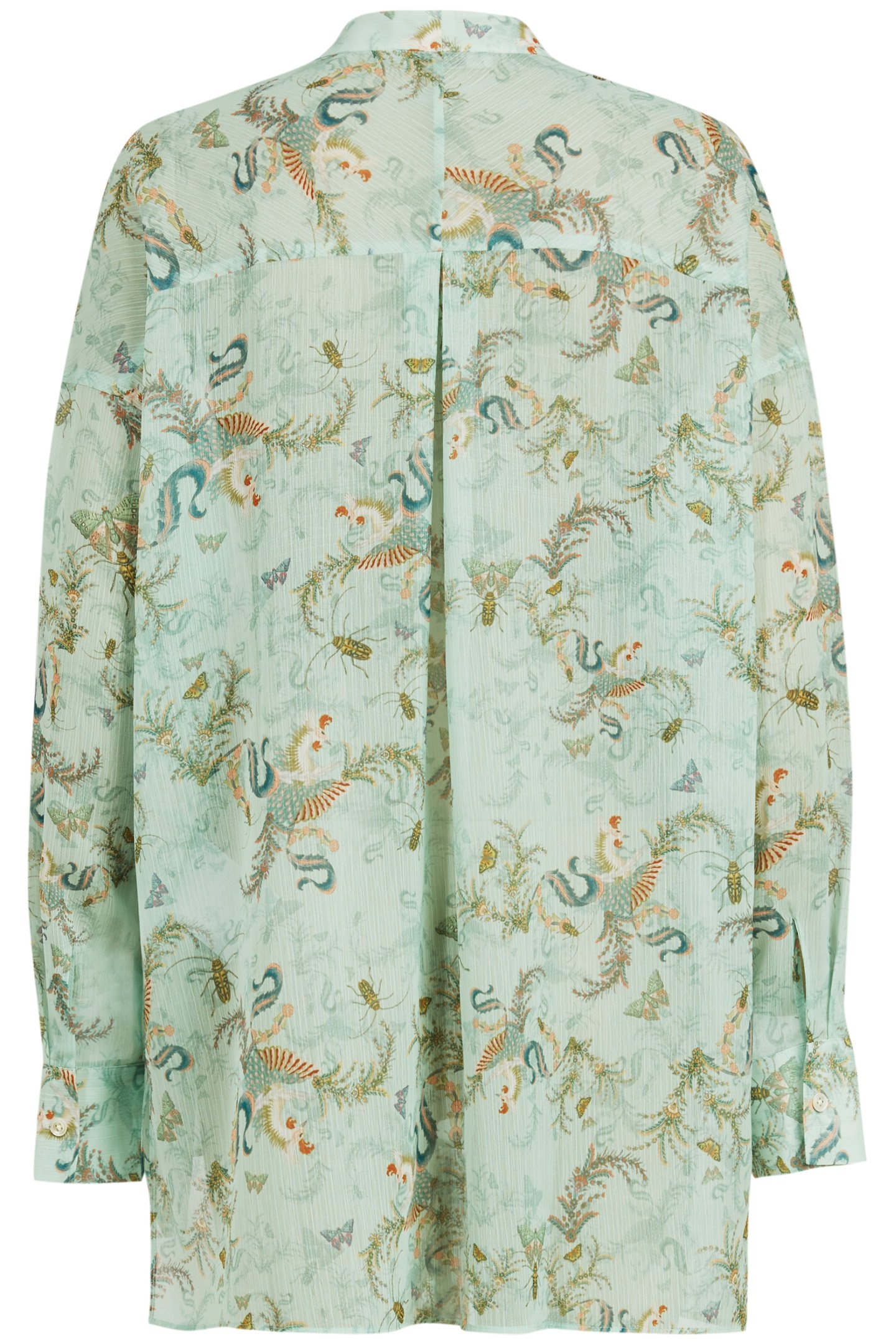 ANDIA ASSAM SHIRT AQUA BLUE 2