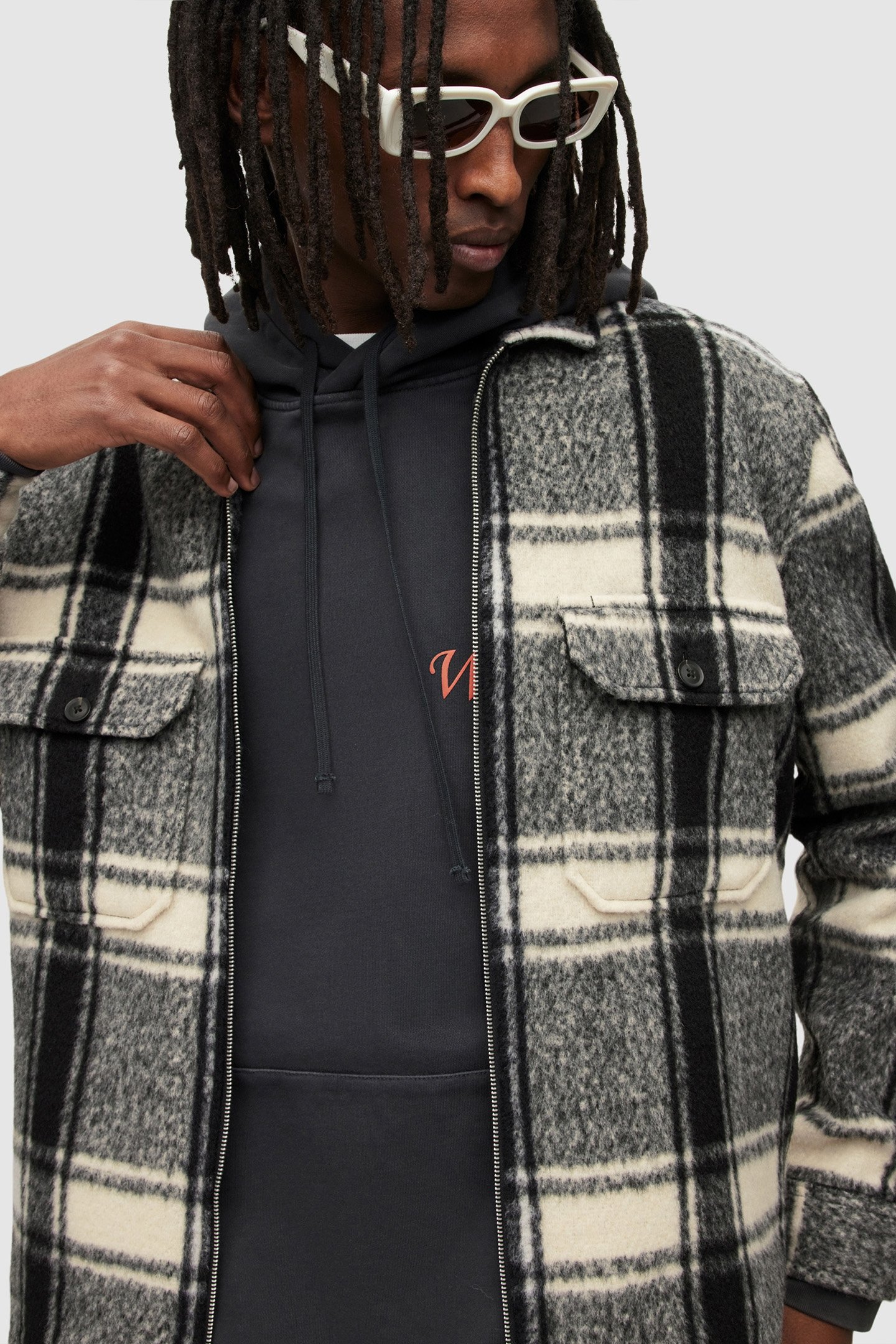 HONSHU JACKET JET BLACK/ECRU 7