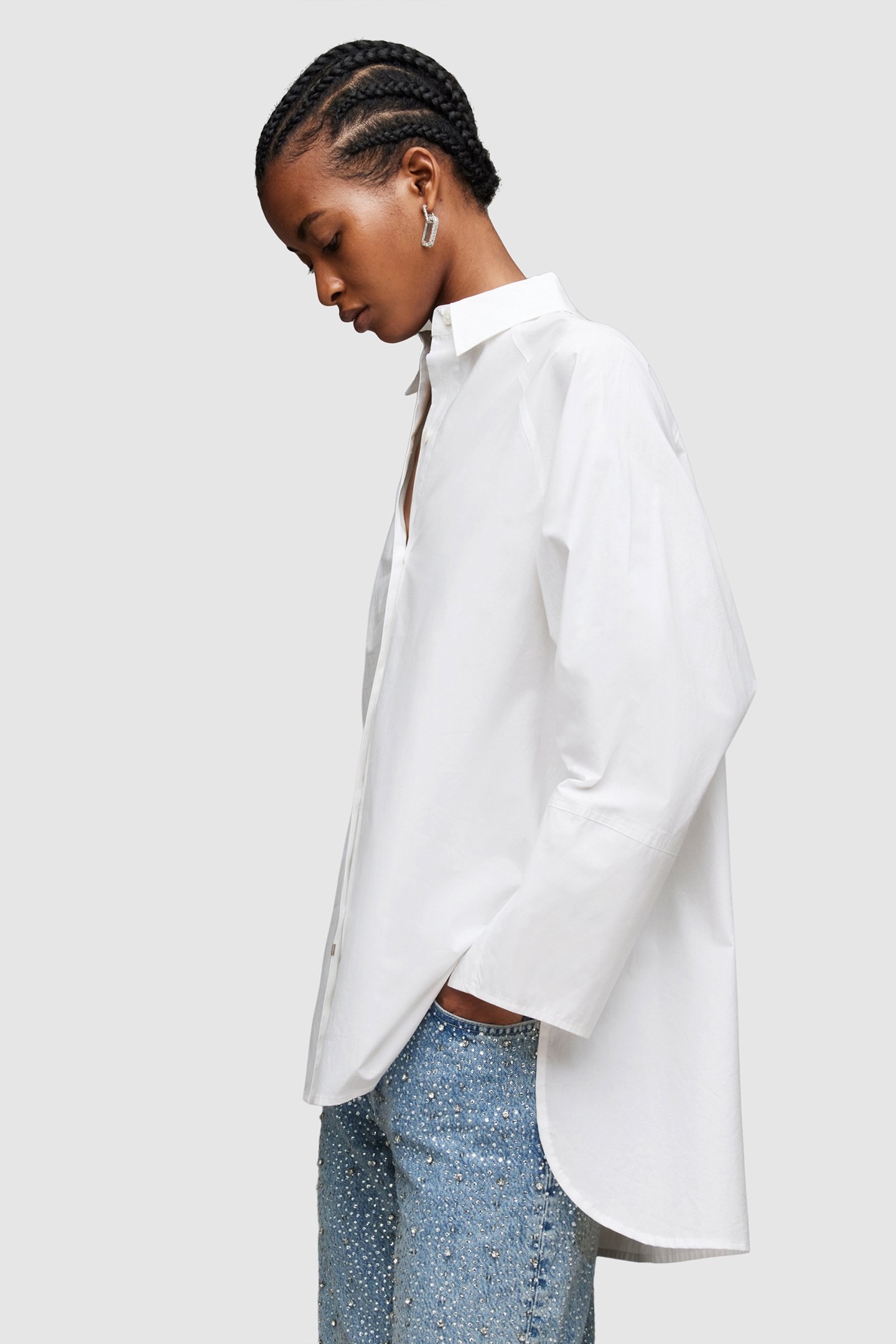 EVIE SHIRT CHALK WHITE 6