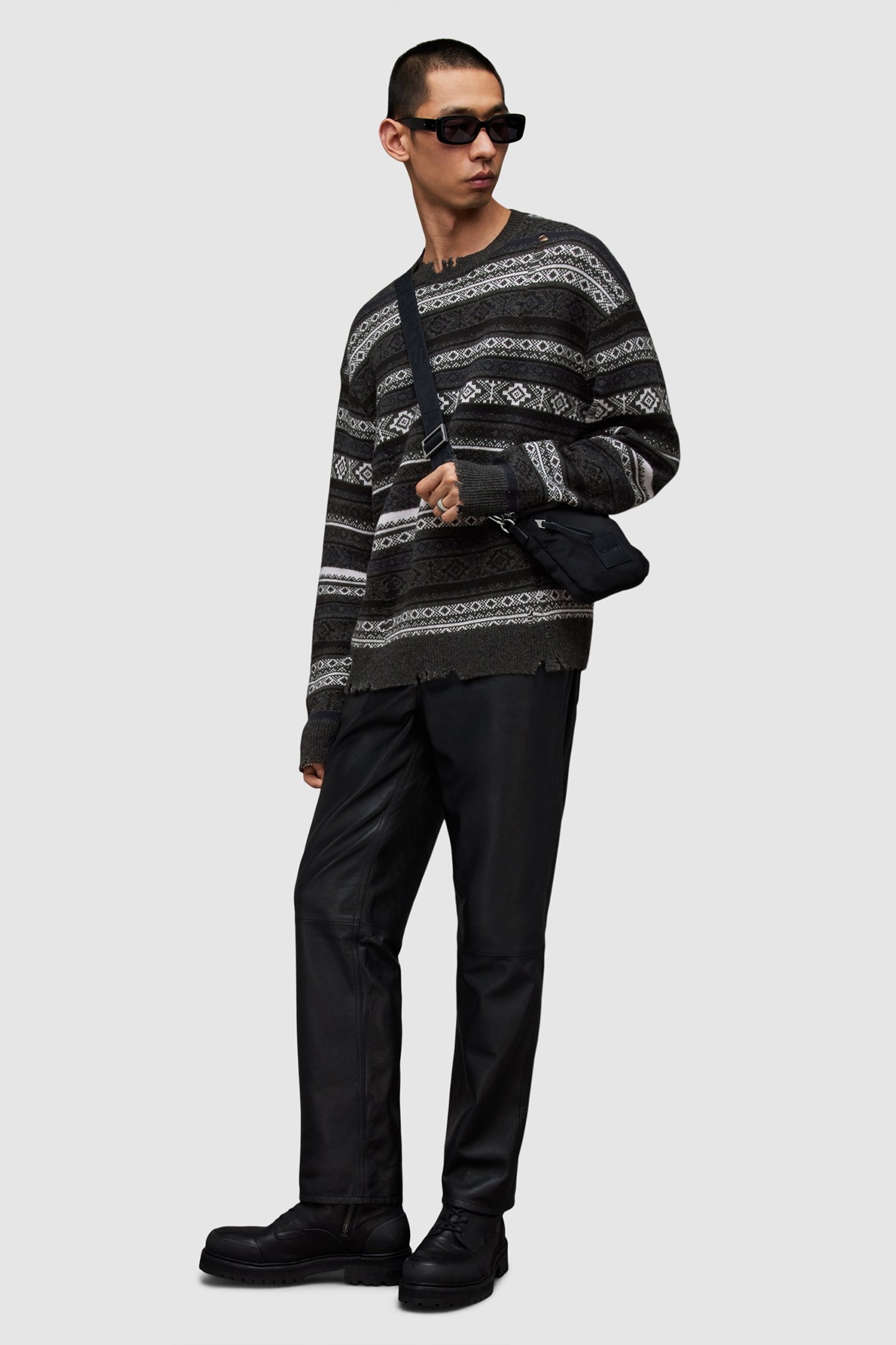 HALLDOR CREW CHARCOAL MARL 5