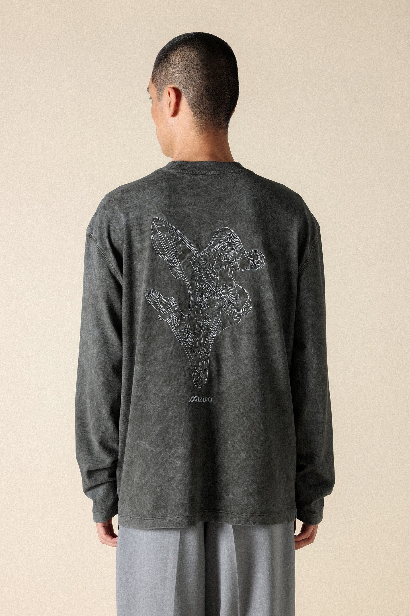 UNISEX SL FLORATECH LONG SLEEVE TEE PEATCHARCOAL 4