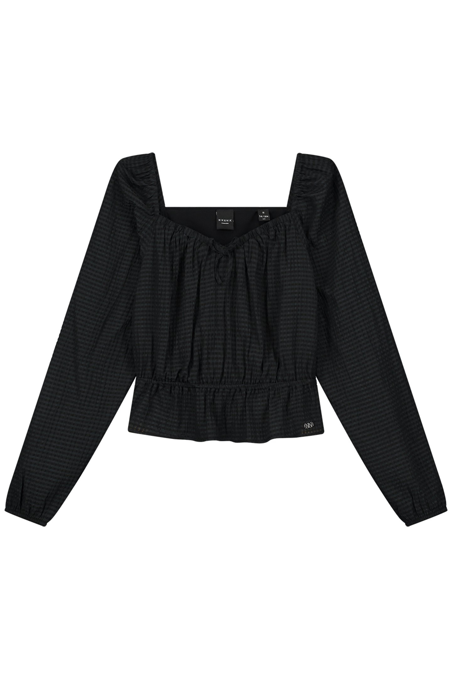 LILOH LONGSLEEVE TOP BLACK 1