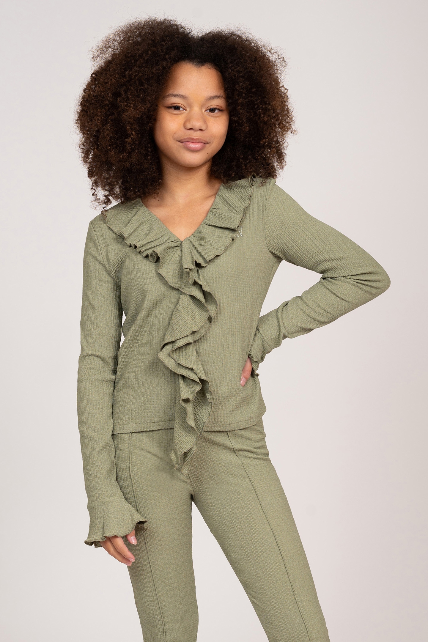 VONDA TOP CROCODILE GREEN 1