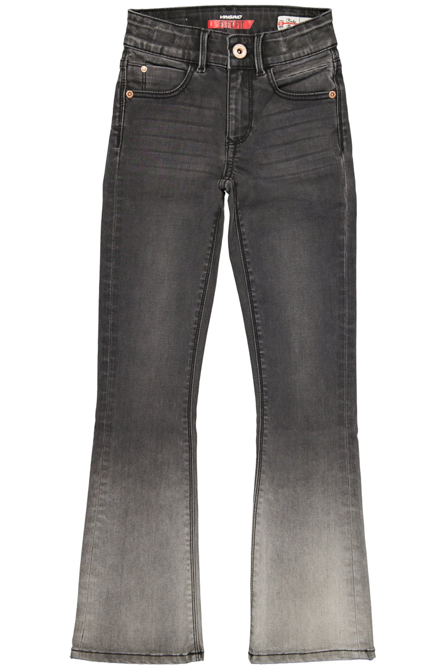GIRL'S BECKY JEANS DARK GREY VINTAGE 1