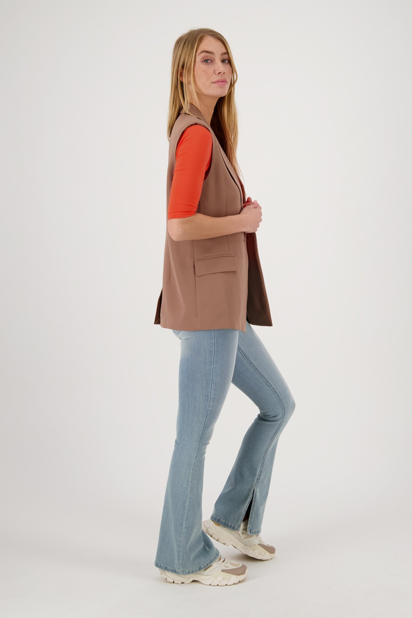 SUNRISE SPLIT JEANS VINTAGE BLUE 7