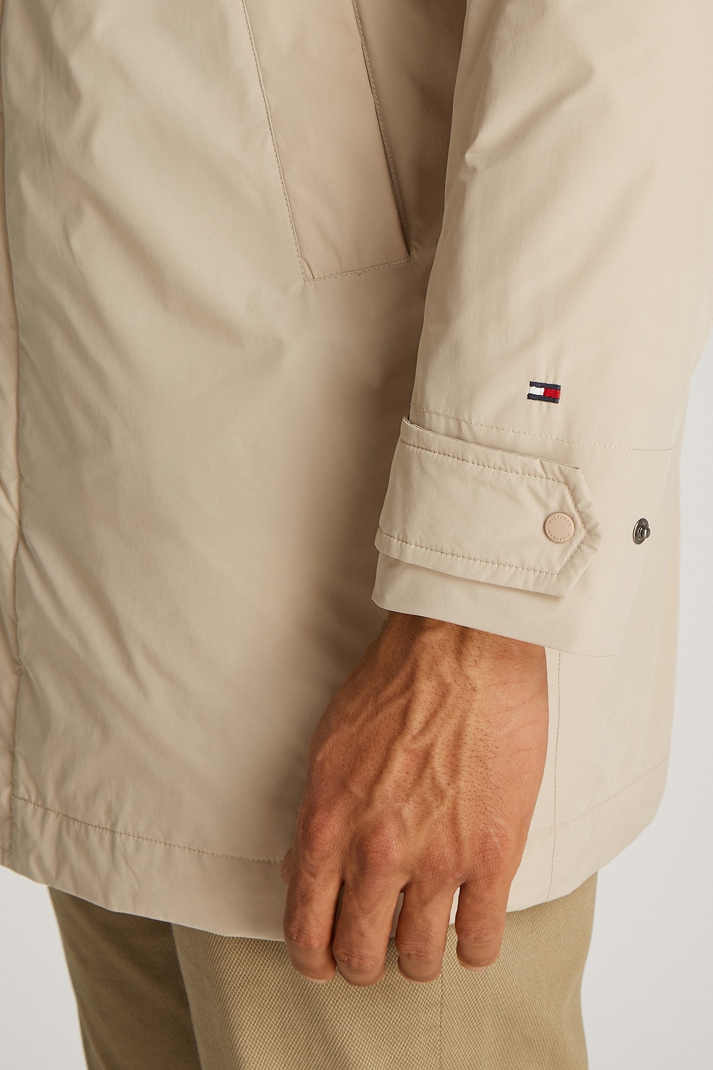 LW PACKABLE CARCOAT SLIM FIT COAT SANDALWOOD 6