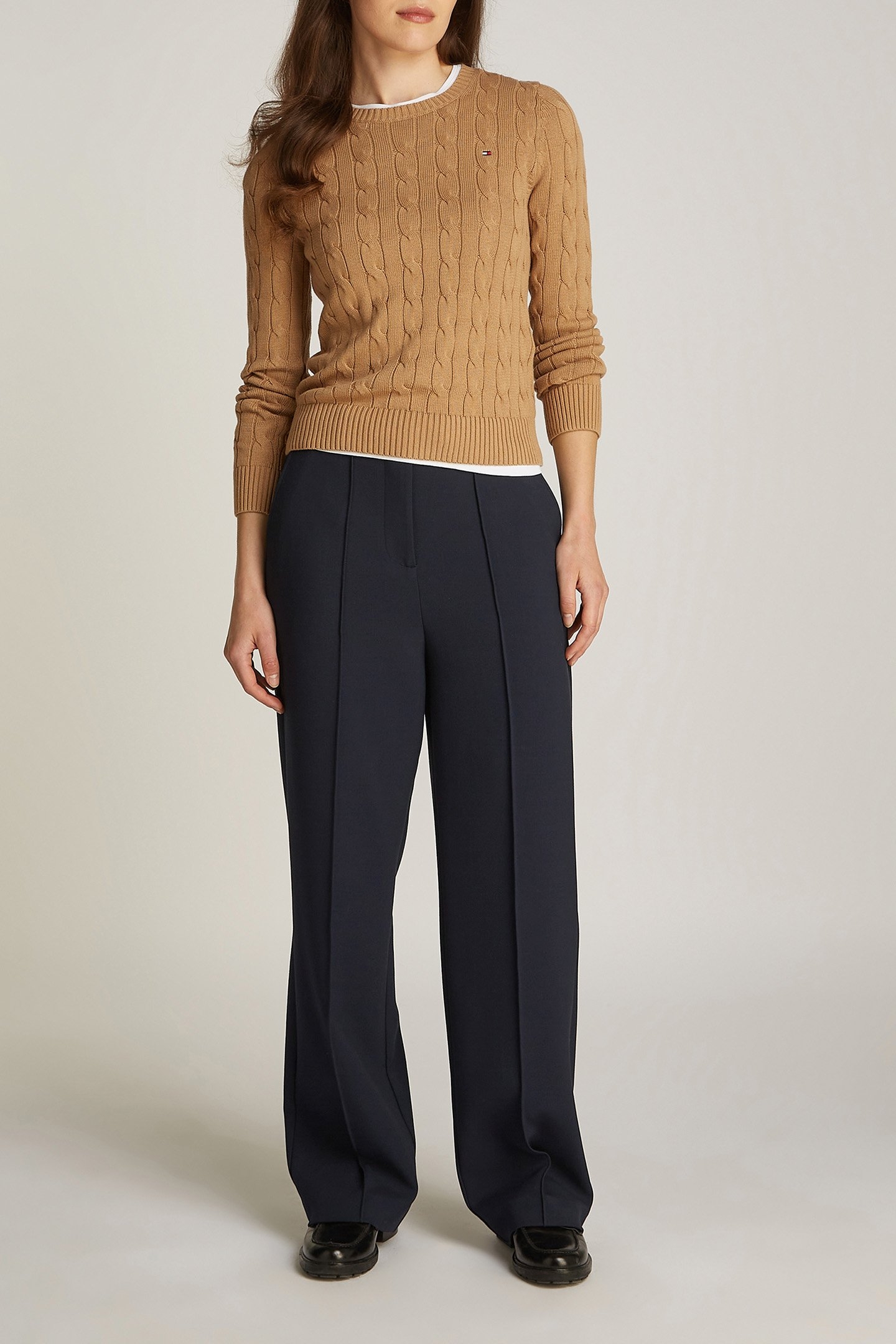 PUNTO RELAXED FIT STRAIGHT LEG PANTS DARK NIGHT NAVY 3