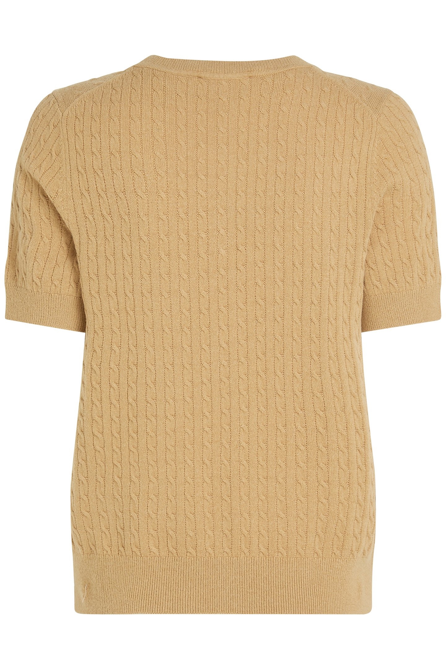 TOMMY HILFIGER REGULAR FIT KNIT VEST LIGHT BROWN 5