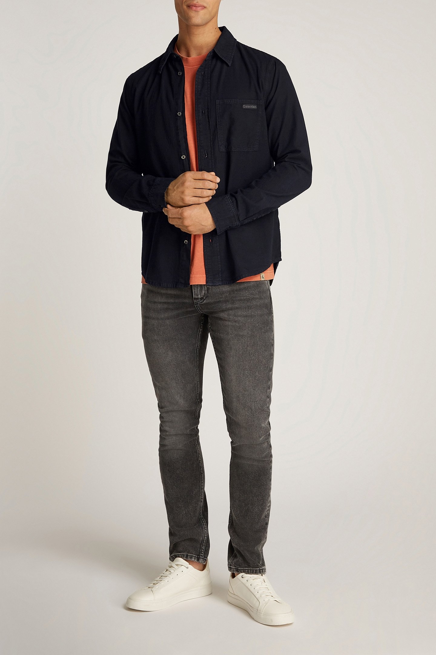 REGULAR CHAMBRAY SHI DENIM BLACK 3