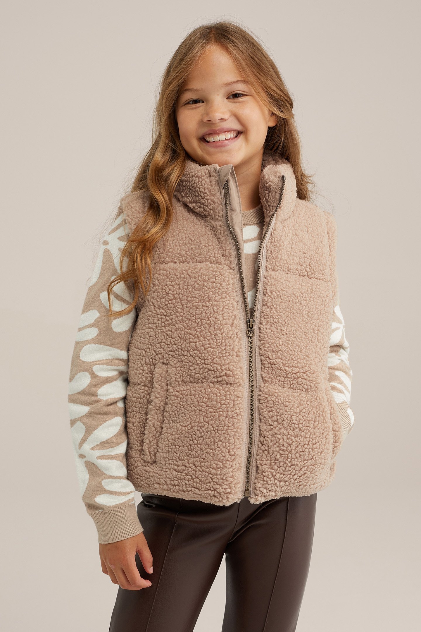 JACKET NORMAL LENGTH LIGHT BROWN 1