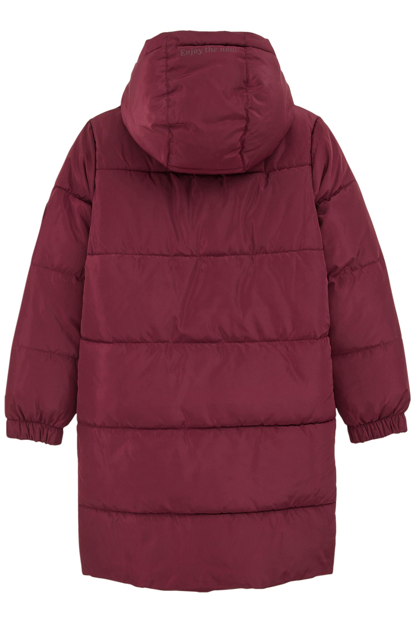 JACKET LONG LENGTH BURGUNDY RED 4