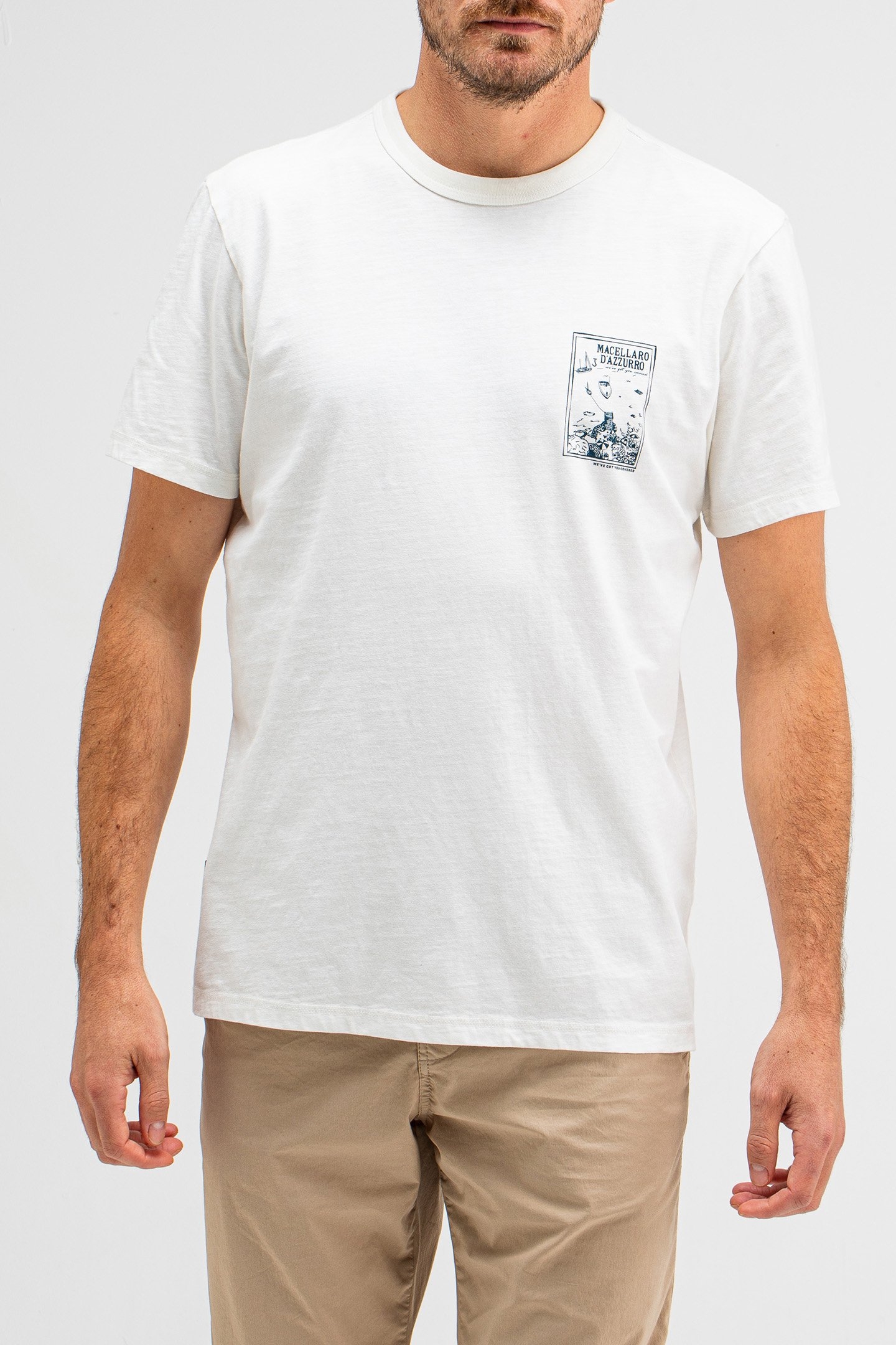 FRESCO DAZZURO TEE TITAN WHITE 1