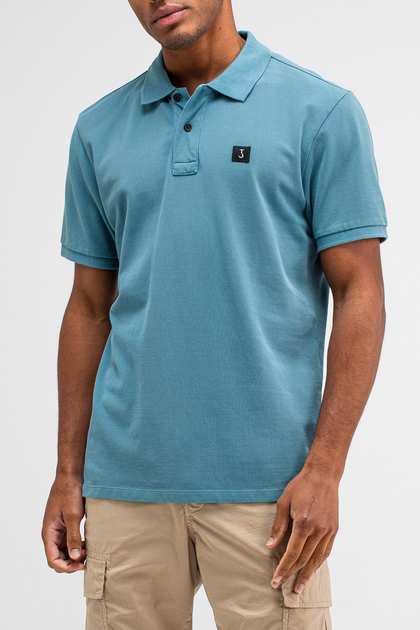 ARMY PIQUE POLO LAGOON BLUE 1