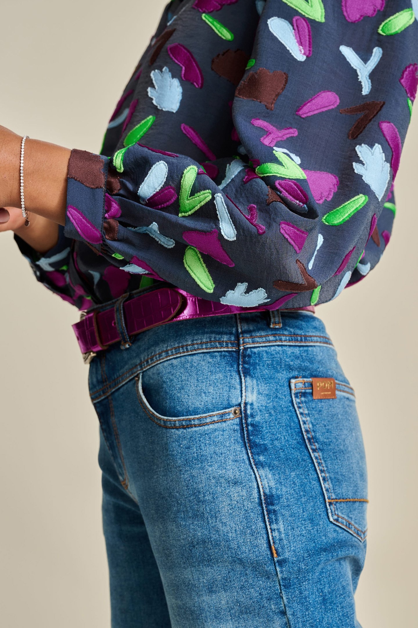 BLOUSE - FEATHERFEST BLUE 6