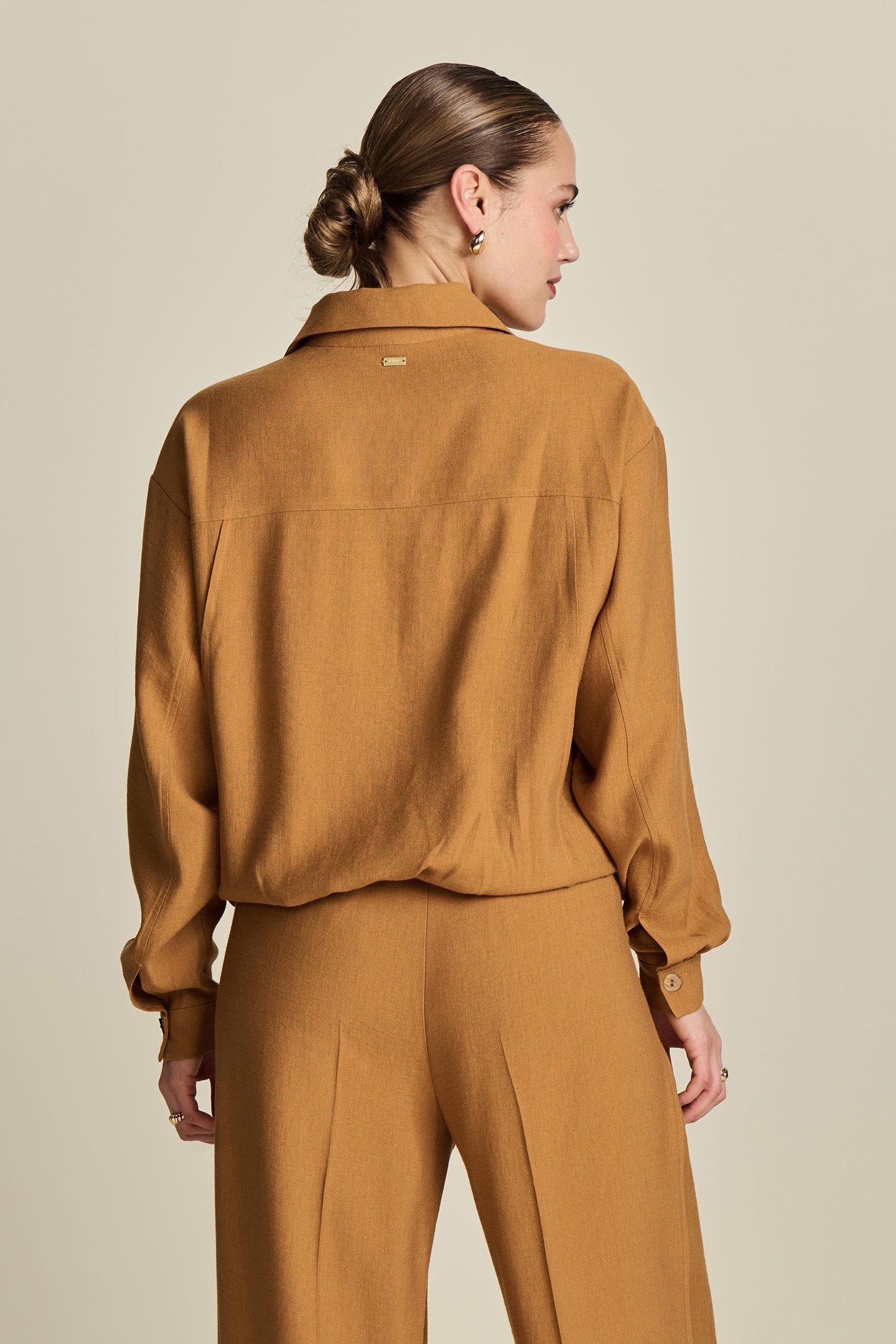 BLOUSE - SUGAR BROWN 2