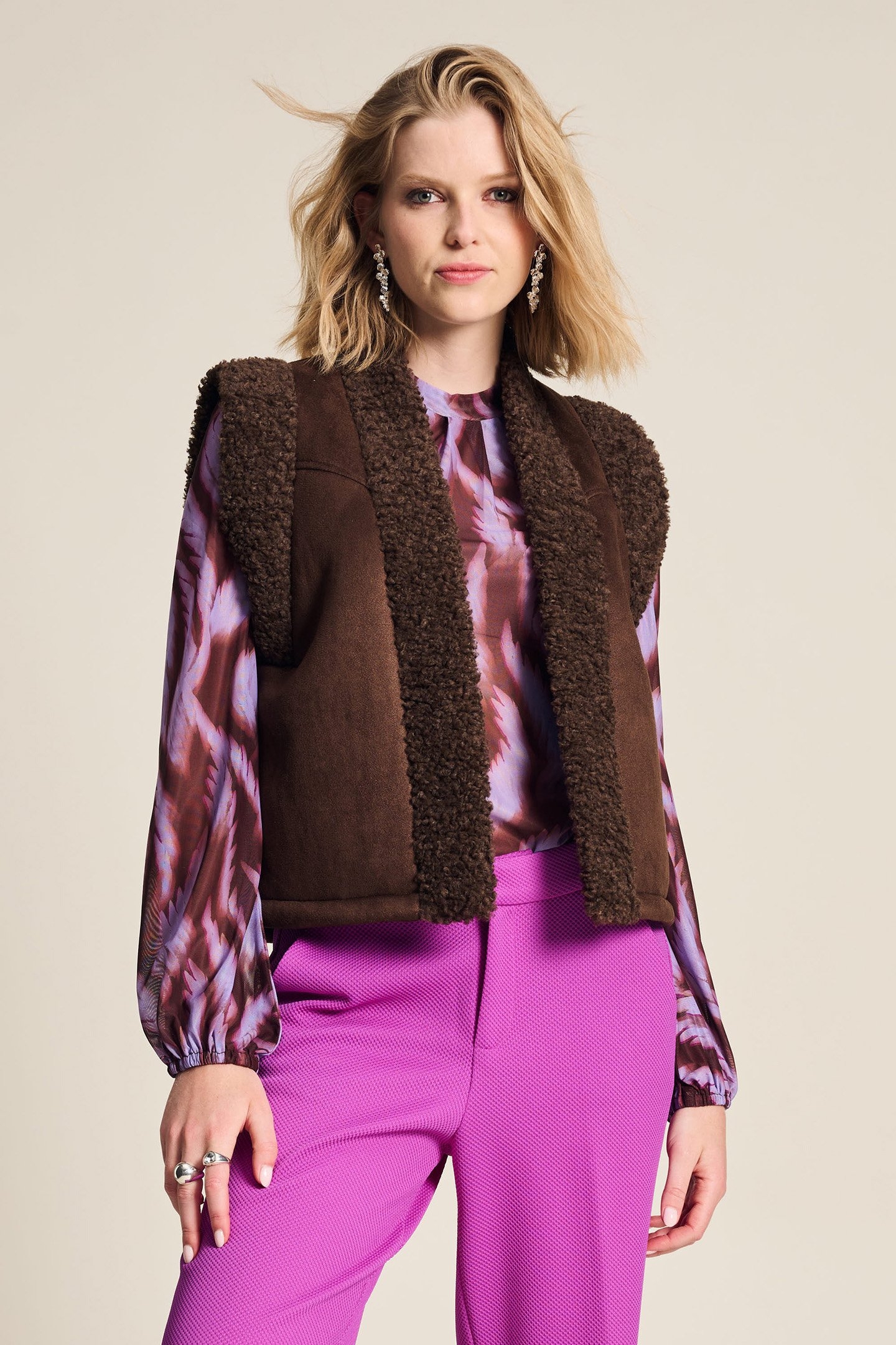 GILET - LAMMY BROWN 1