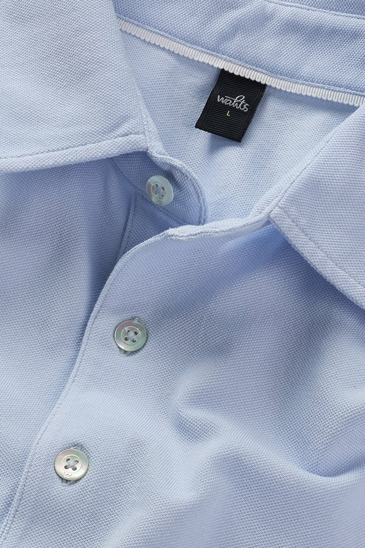 DAVIS | PIQUÉ POLO SHIRT ICE BLUE 4