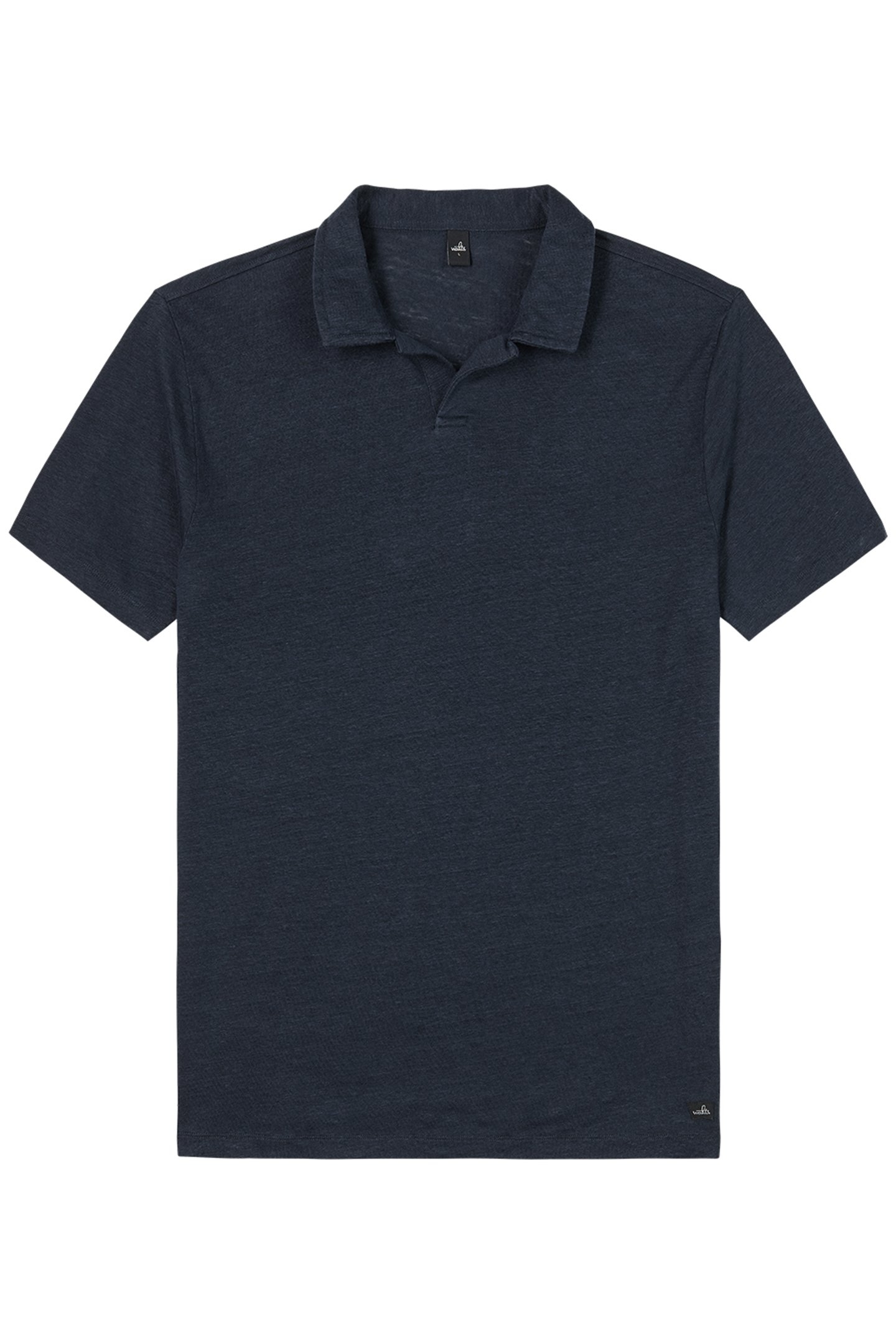 NELSON | LINEN POLO SHIRT NAVY BLUE 2