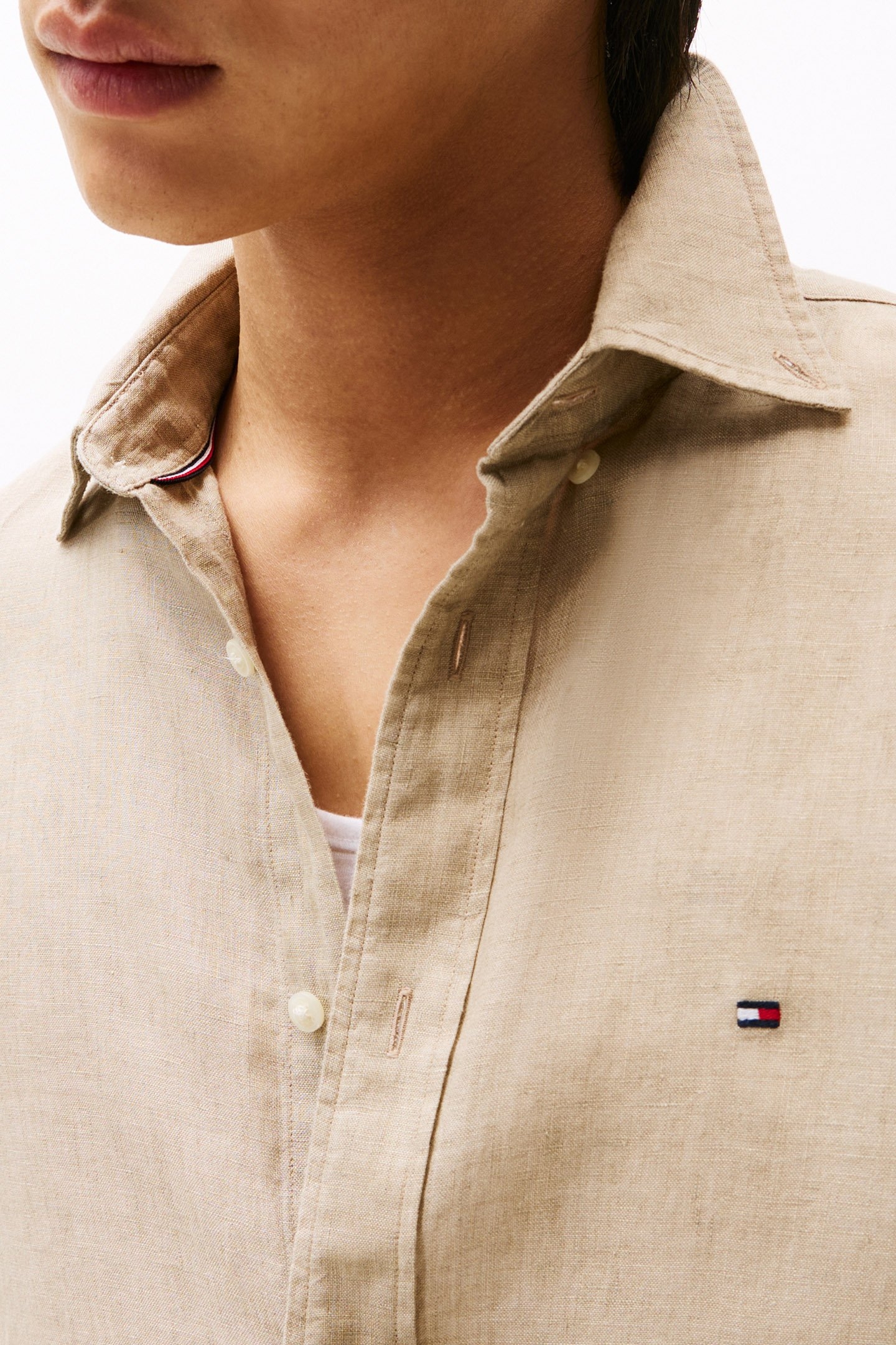 MEN'S LS SHIRT NORMAL FIT SANDALWOOD BEIGE 6