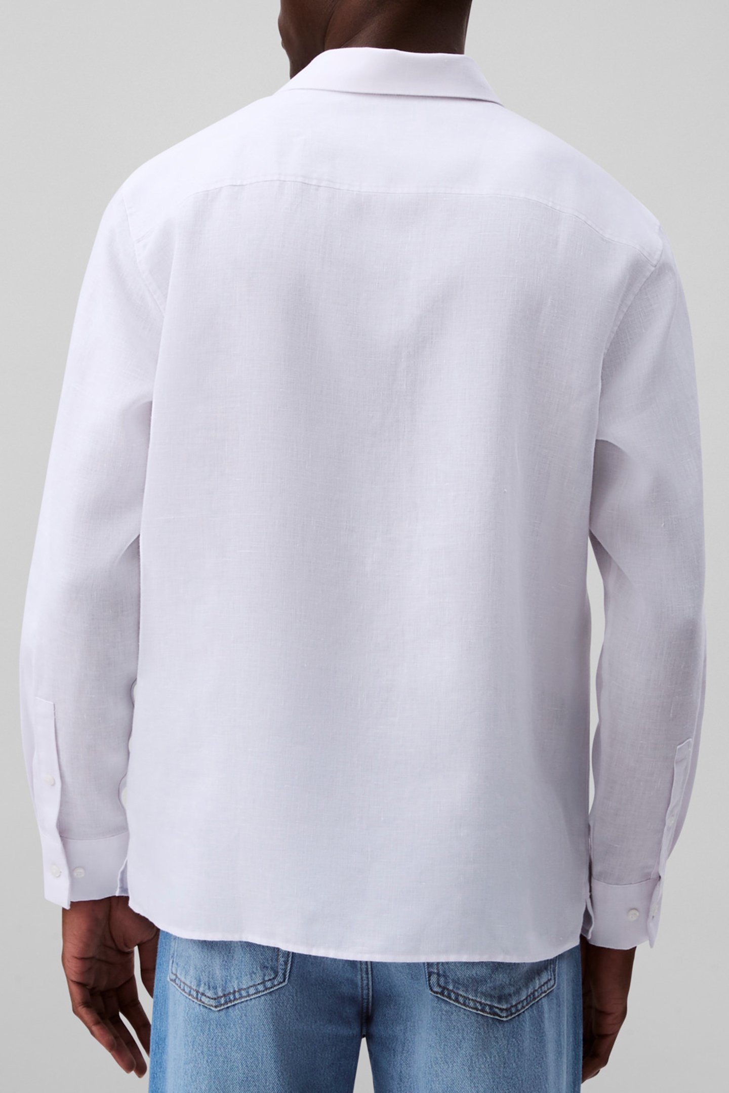 LS LINEN EASY SHIRT BRILLIANT WHITE 2