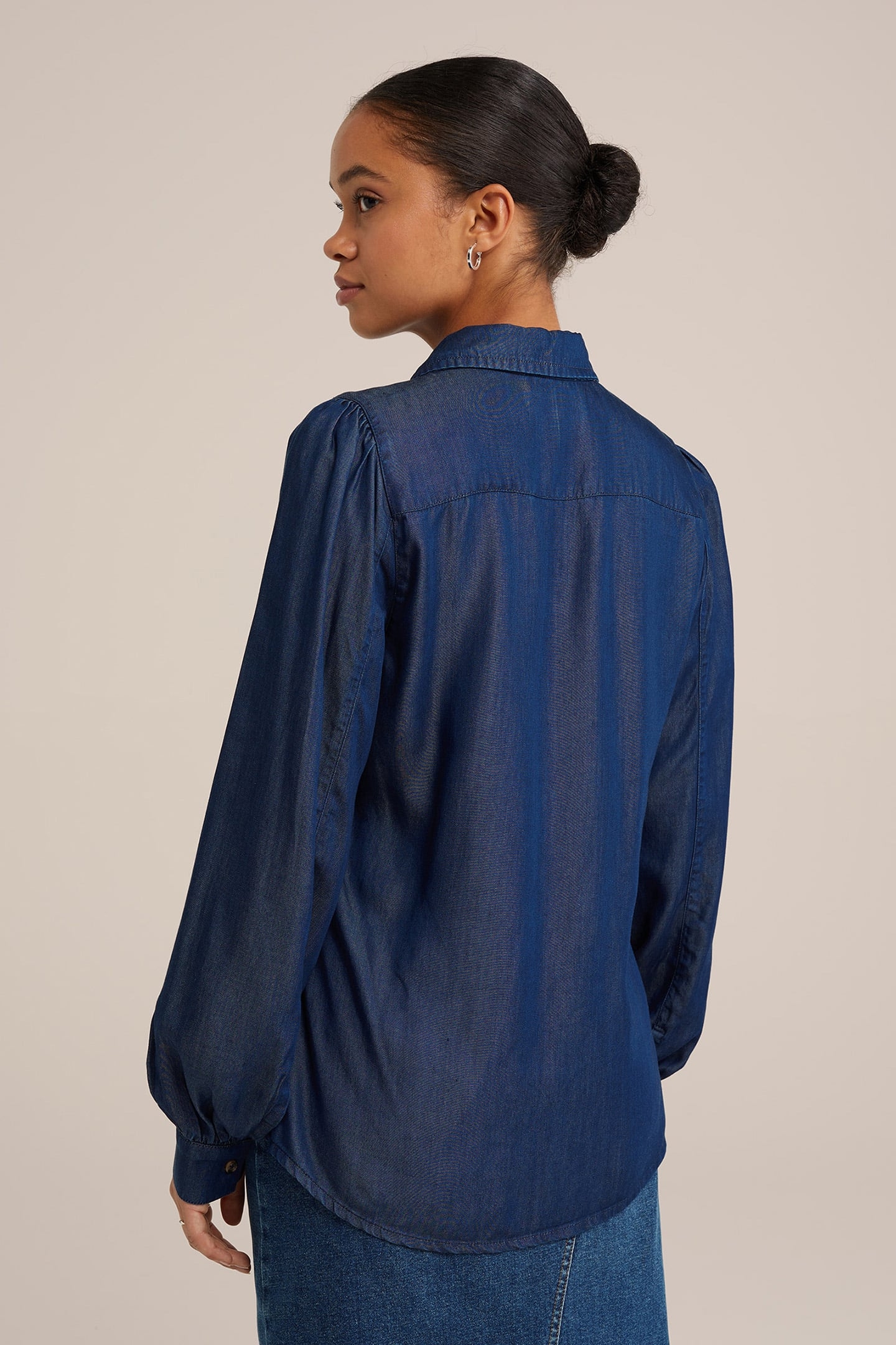 BLOUSE DARK BLUE 2