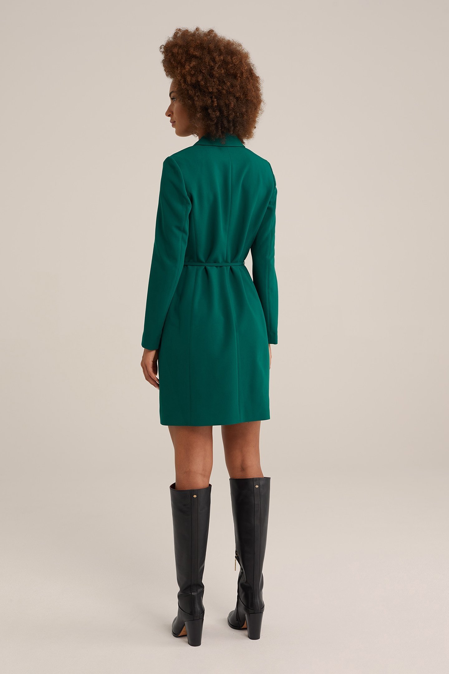 DRESS SHORT DARK GREEN 3