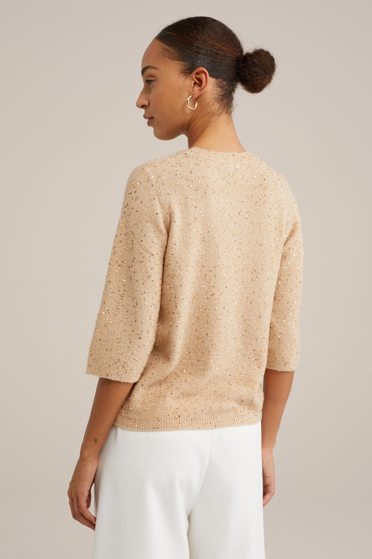KNITTED PULLOVER GOLD 2