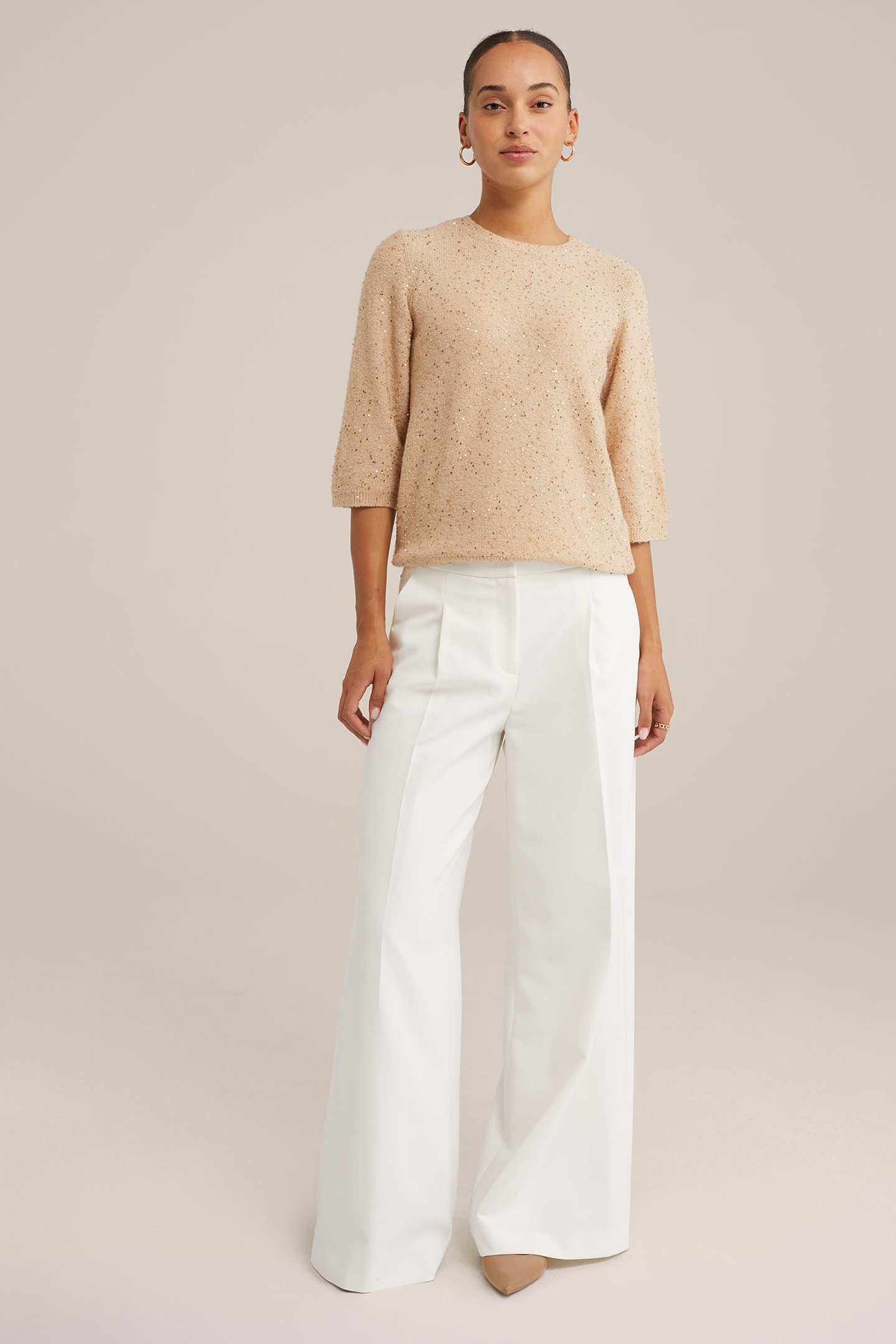 KNITTED PULLOVER GOLD 3