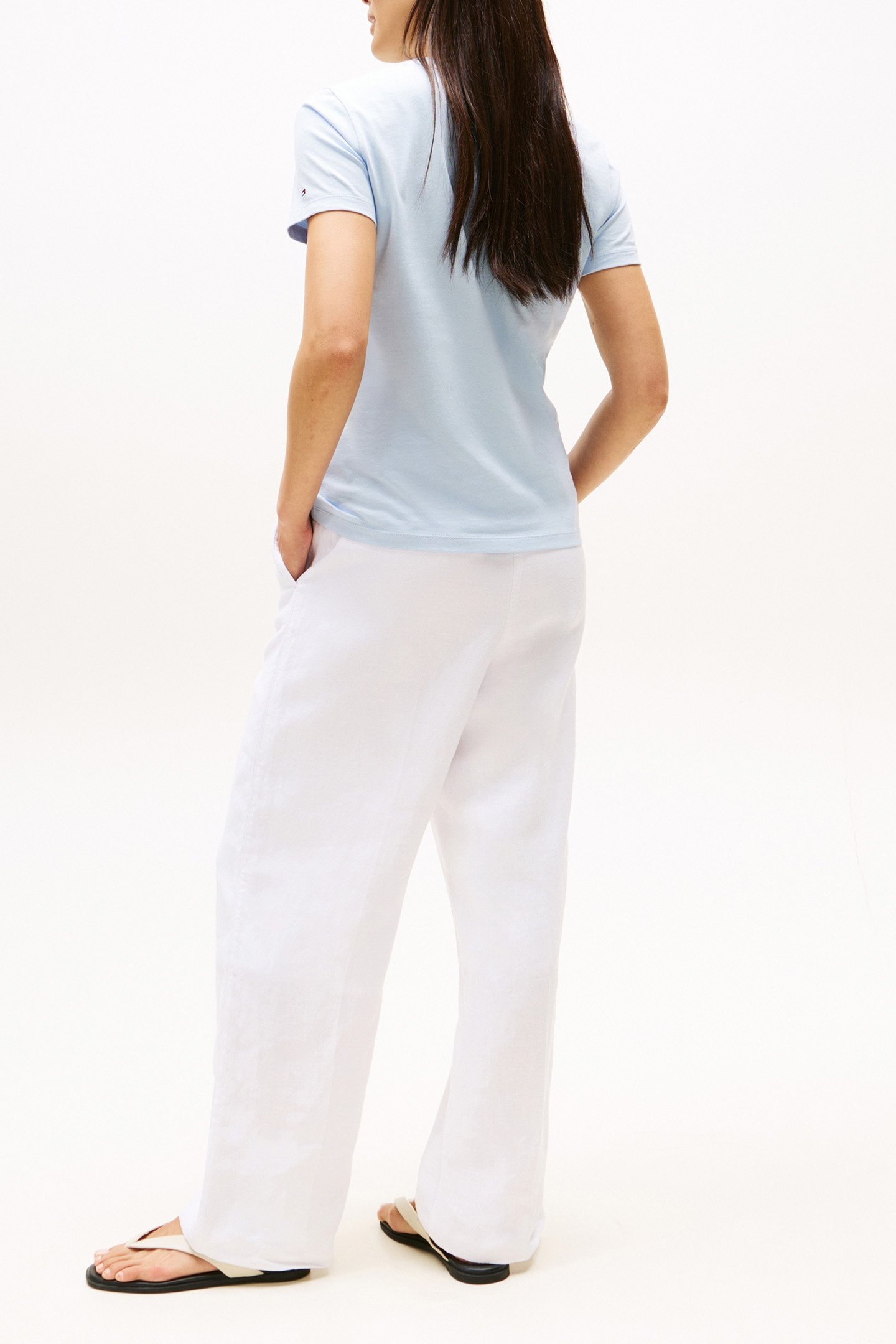 SCRIPT REGULAR FIT T-SHIRT IN BREEZY BLUE 2