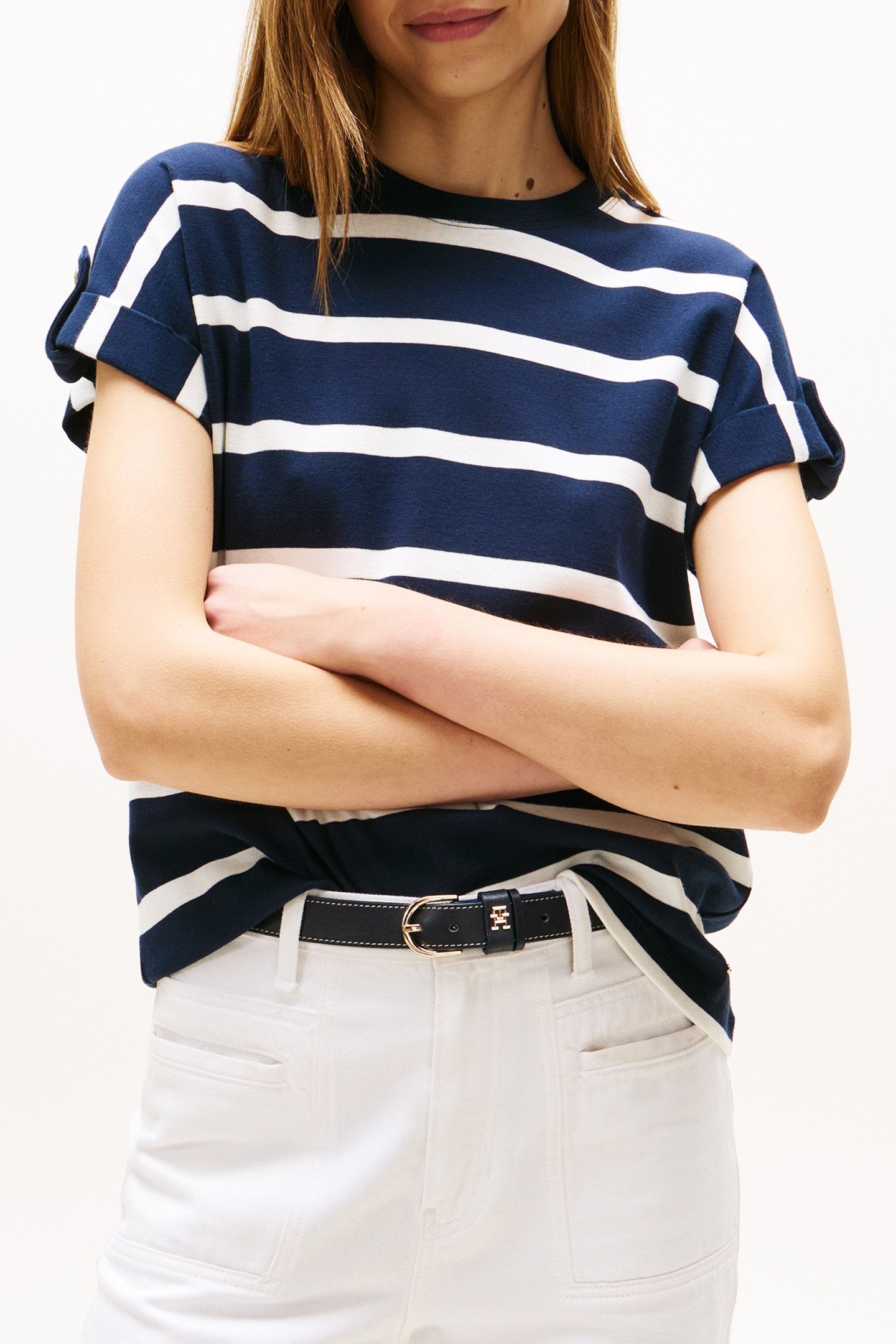 GOLD BUTTON MDRN REGULAR FIT T-SHIRT NAVY 1