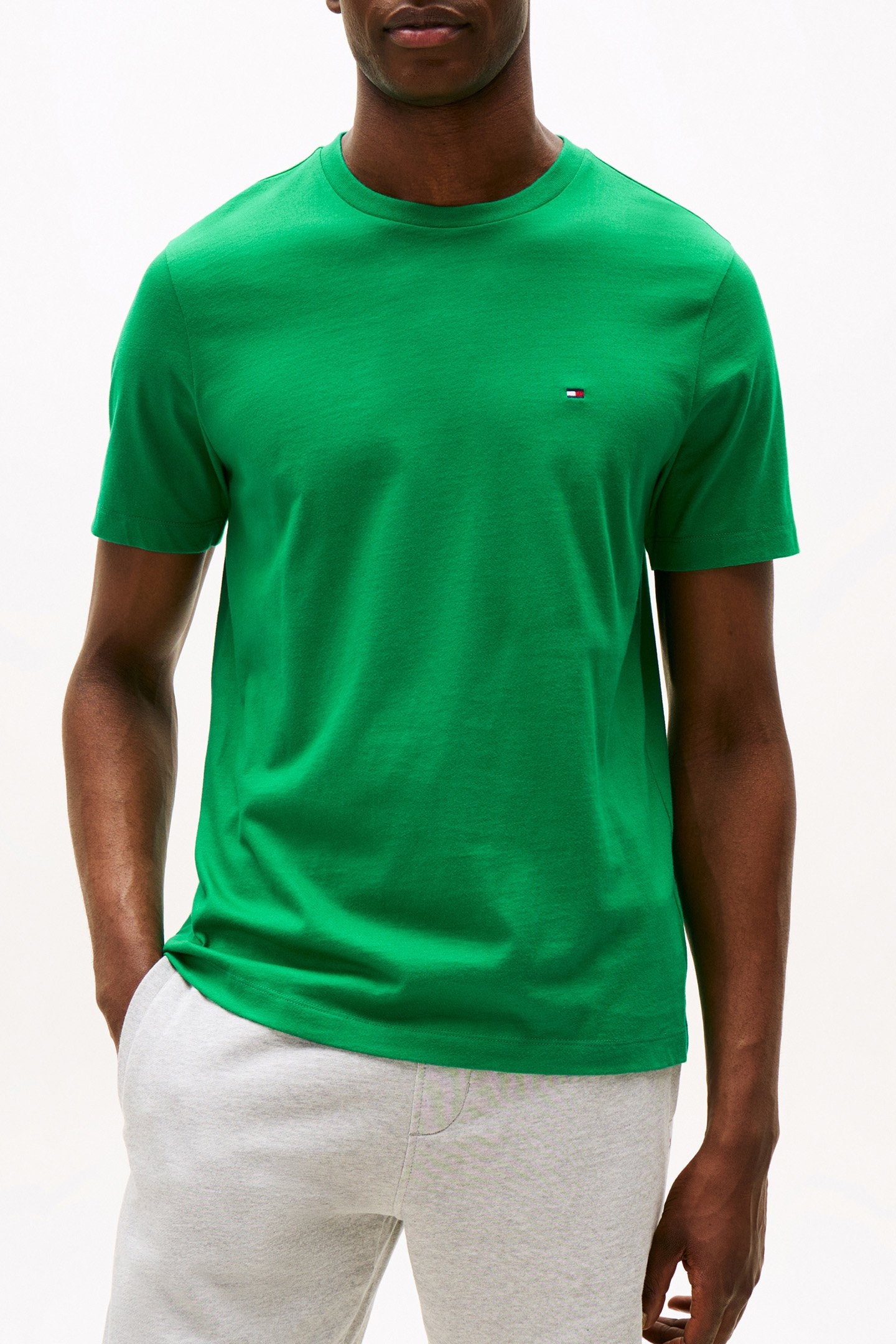 ESS SEASONAL REG FIT T-SHIRT IN OLYMPIC GREEN 1