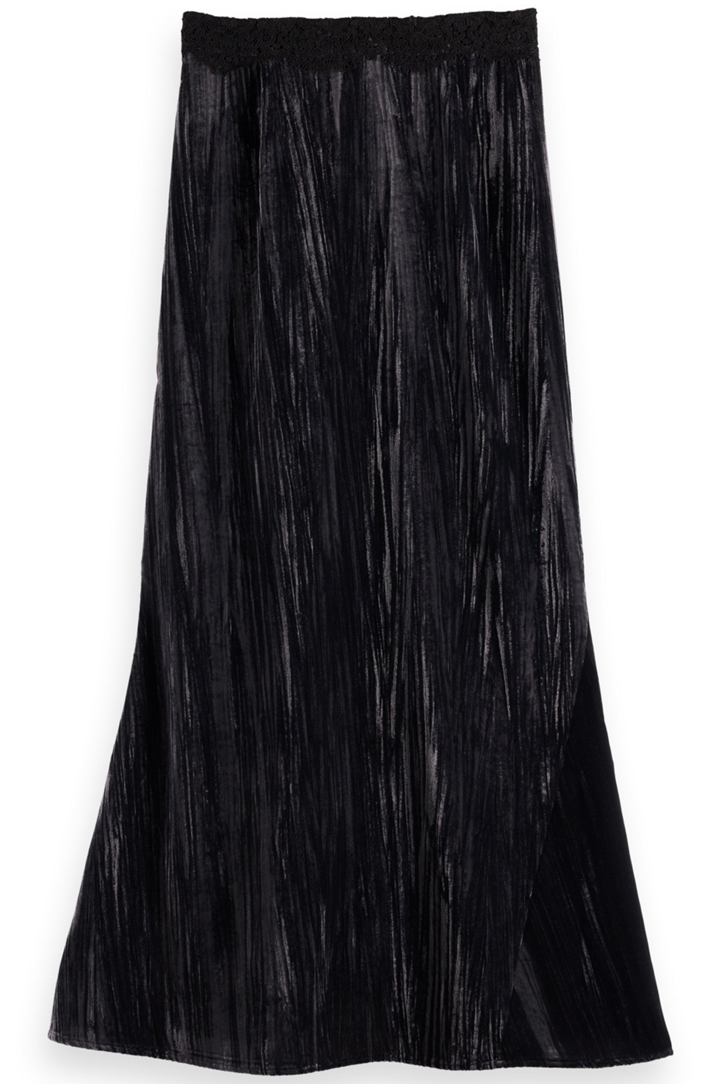 VELVET SKIRT EVENING BLACK 4