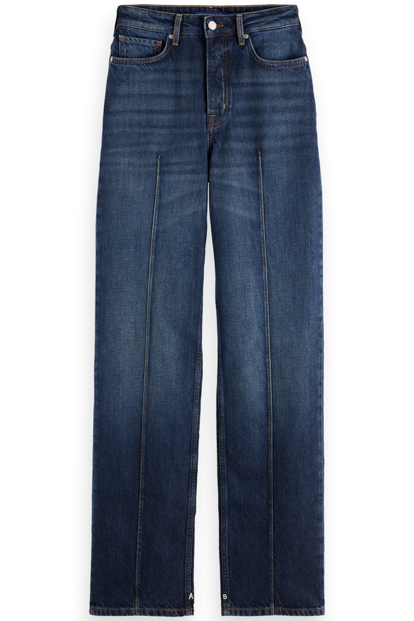 THE RIPPLE AUTHENTIC STRAIGHT JEANS - LUX BLUE 4