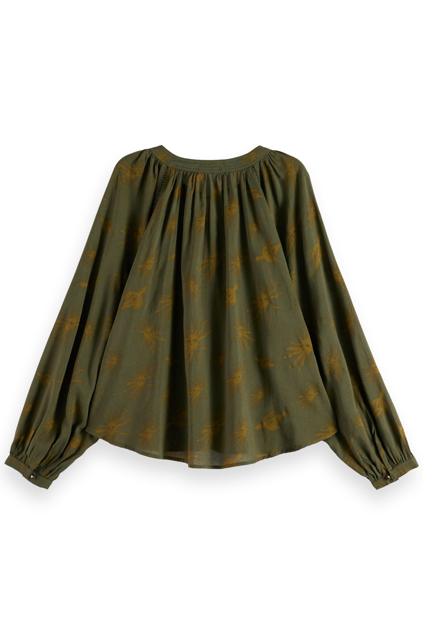 PRINTED MODAL TOP MYSTIC SKY OLIVE 5