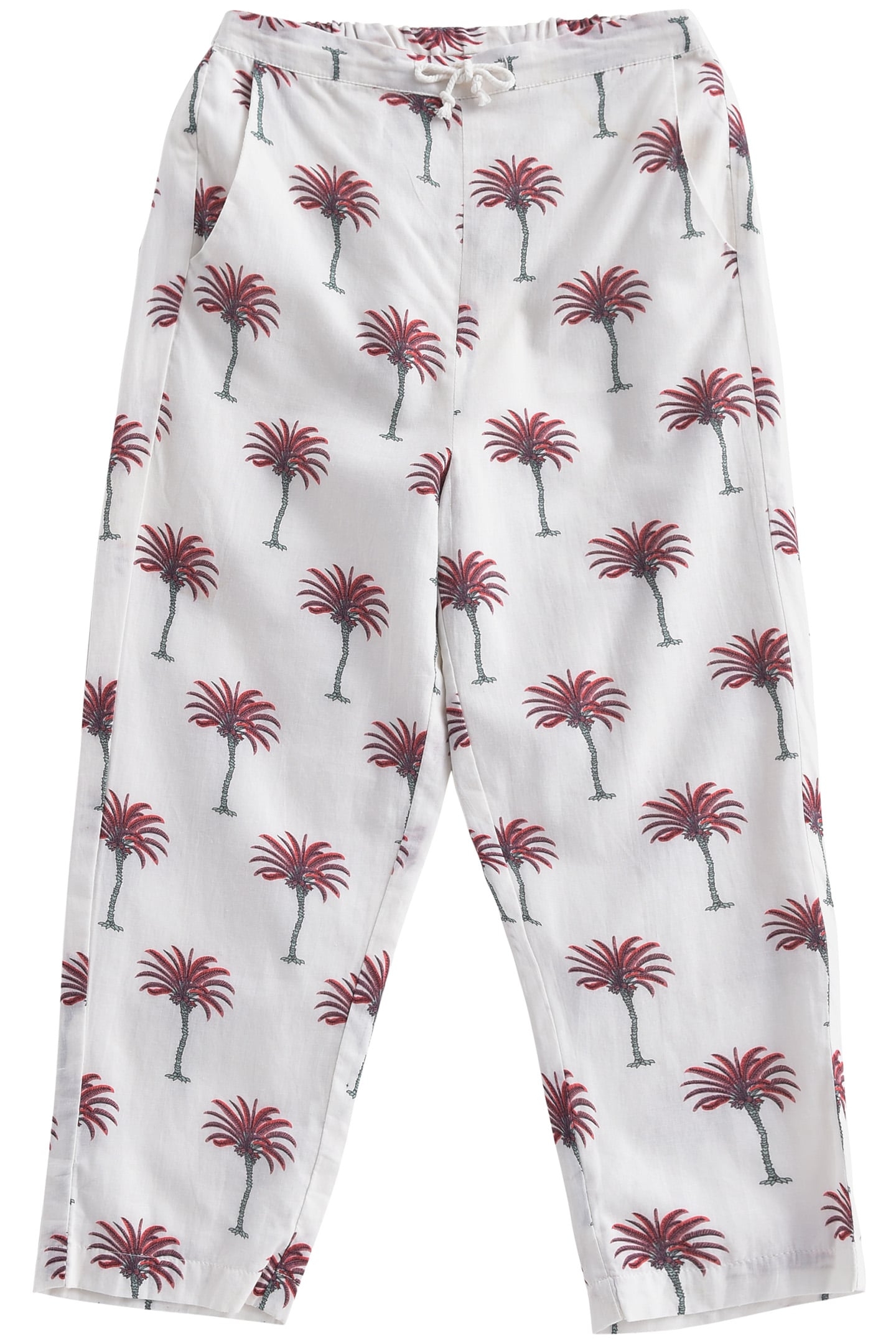 PANTS AVANI WHITE TROPICAL 1