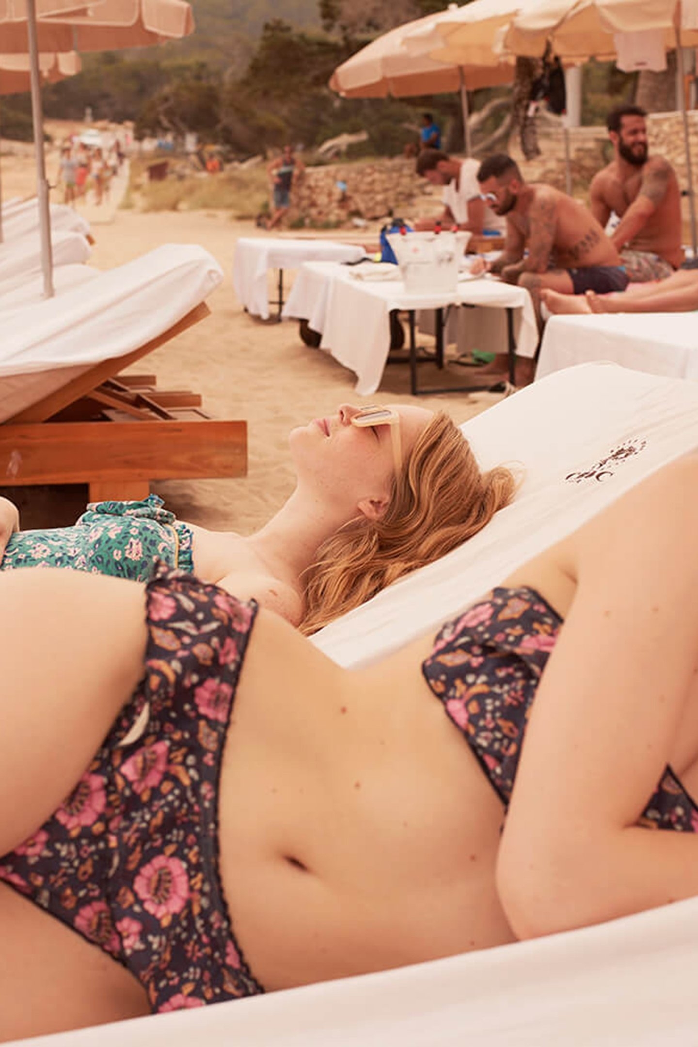 BIKINI - BOTTOM SIA BLACK FLOWERS 8