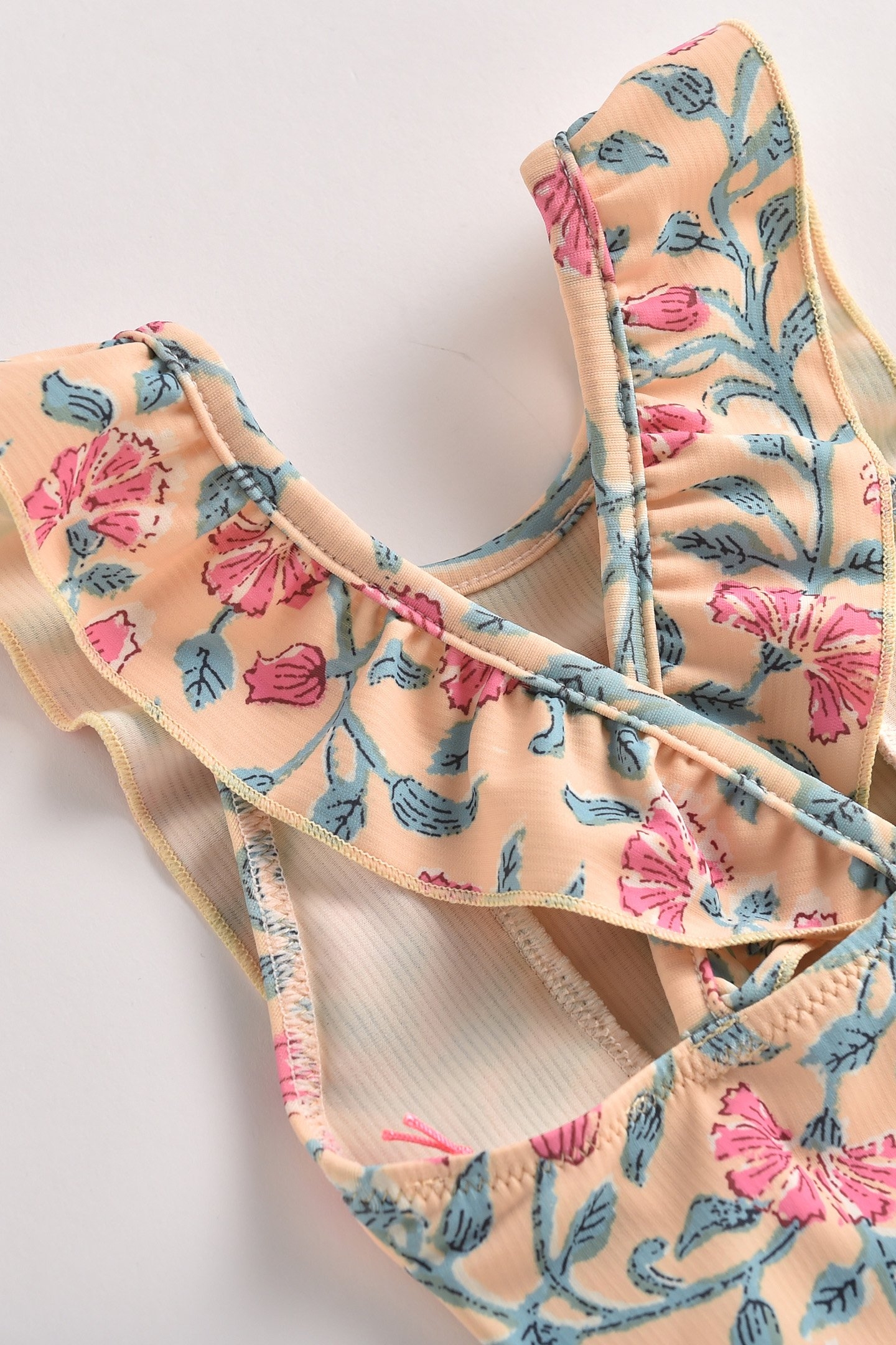 BATHING SUIT MOSILLOS LEMON FLOWERS 6
