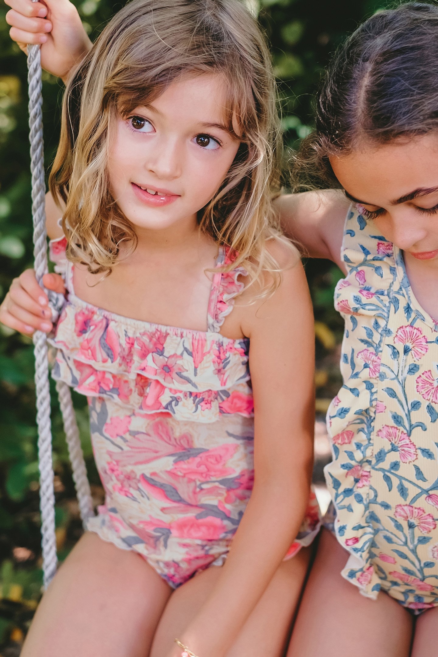 BATHING SUIT ZACATECAS PINK FLOWERS 1