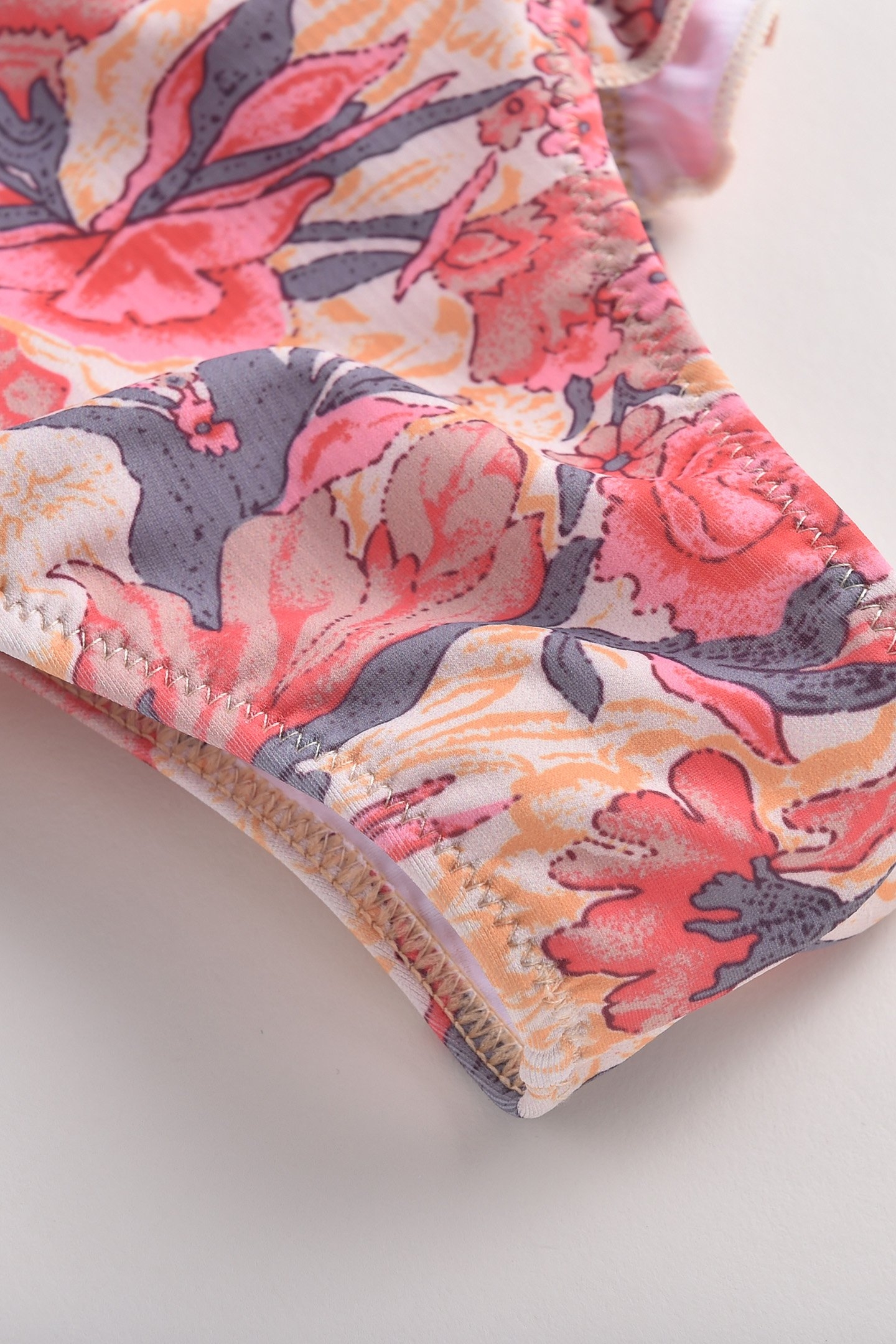 BATHING SUIT ZACATECAS PINK FLOWERS 7