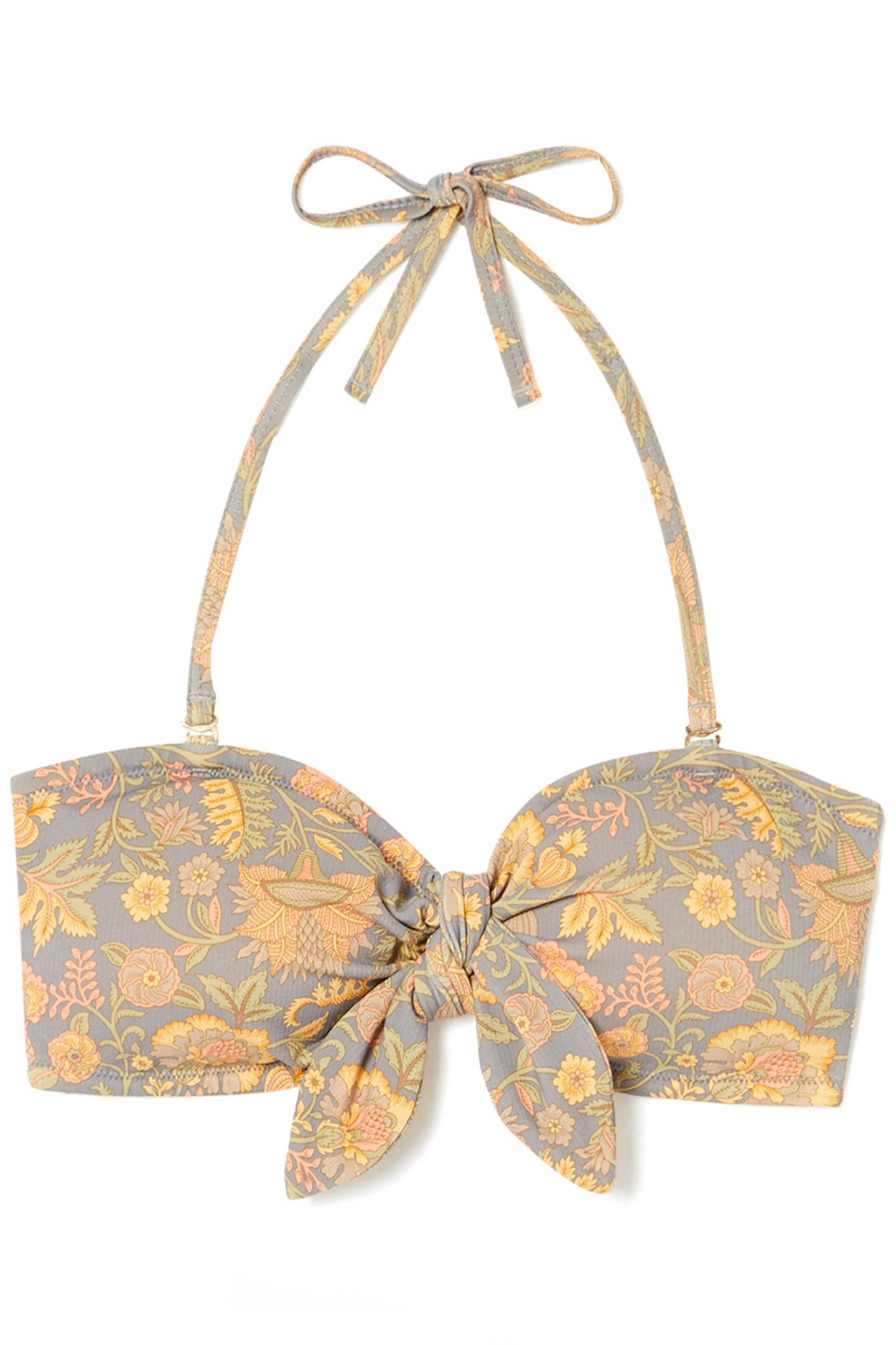 BIKINI TOP WALNUT CALIFORNIA FLOWERS 4